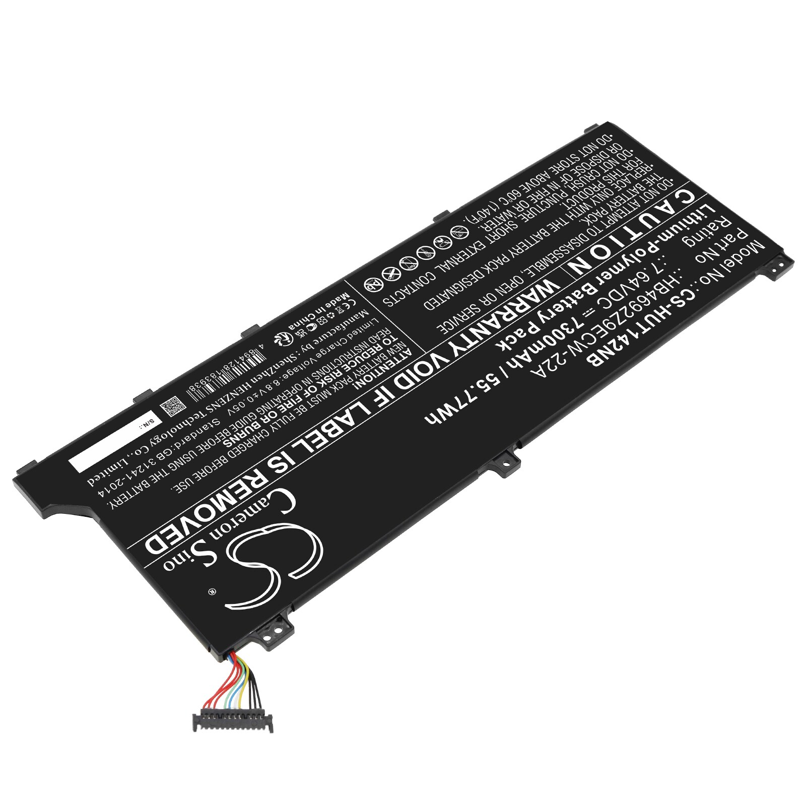 Batteri till Notebook, Bärbar dator för Huawei MateBook D 15 Ryzen 5 5500U