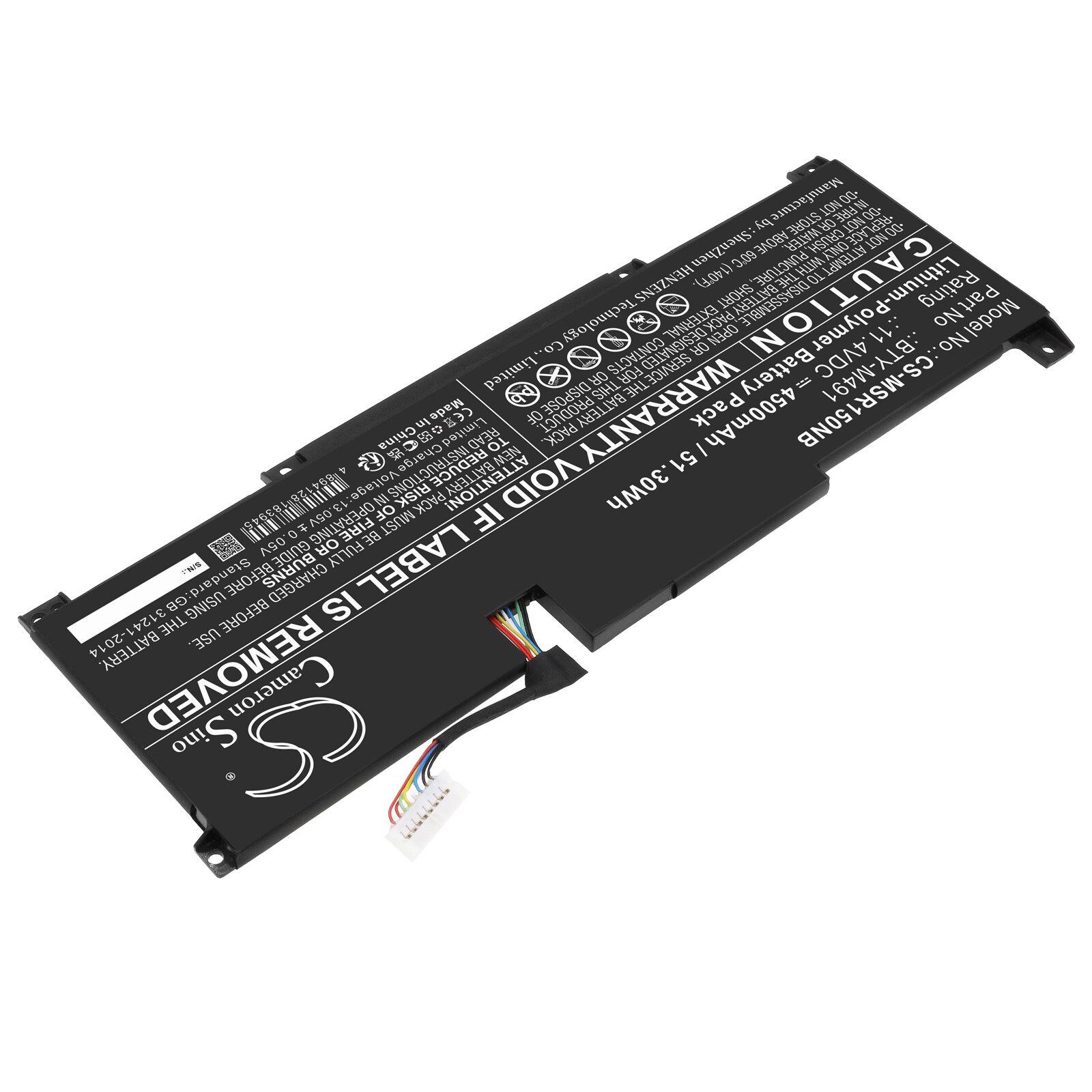 Batteri till Notebook, Bärbar dator för MSI Modern 15 A10M-296IN m.fl.