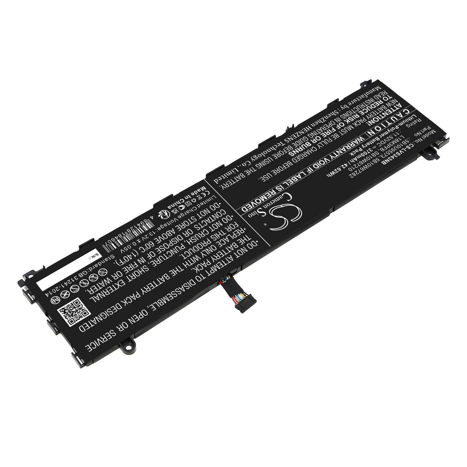 Batteri till Notebook, Bärbar dator för Lenovo IdeaPad S340-13IML m.fl.