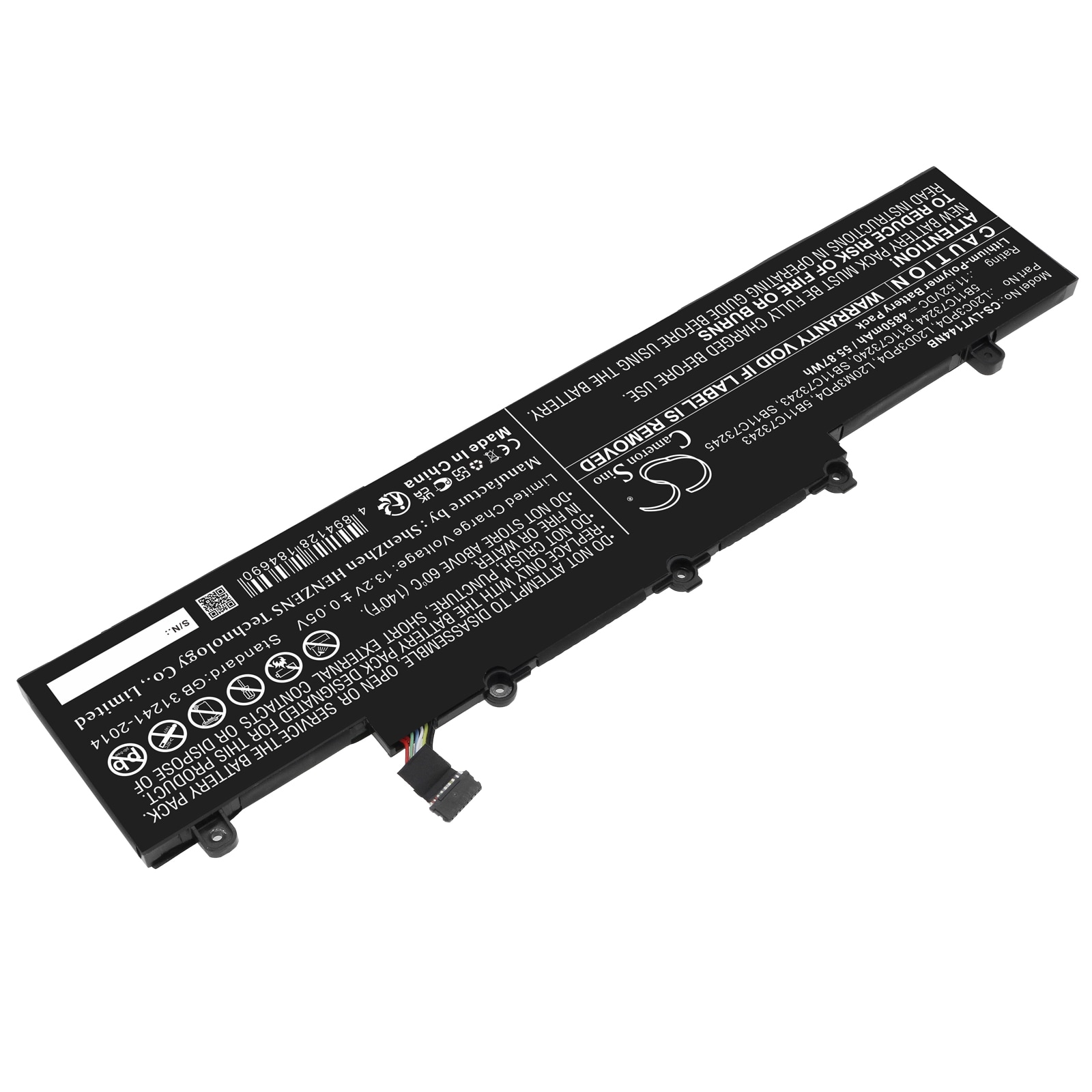 Batteri till Notebook, Bärbar dator för Lenovo ThinkPad E14 Gen 4(AMD)21EB0037GQ m.fl.