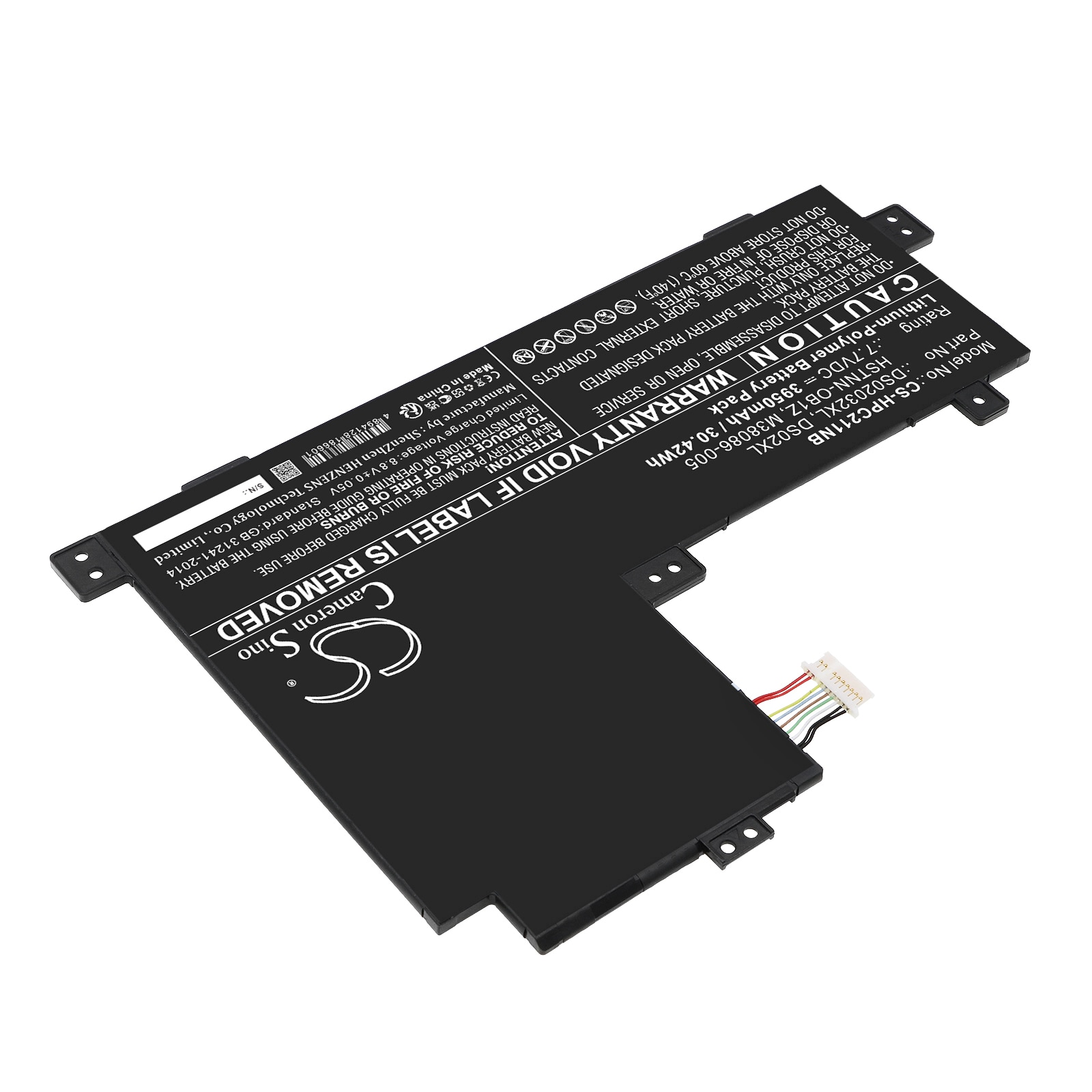 Batteri till Notebook, Bärbar dator för HP 40Q85UA, Chromebook X2 11-DA0013DX m.fl.