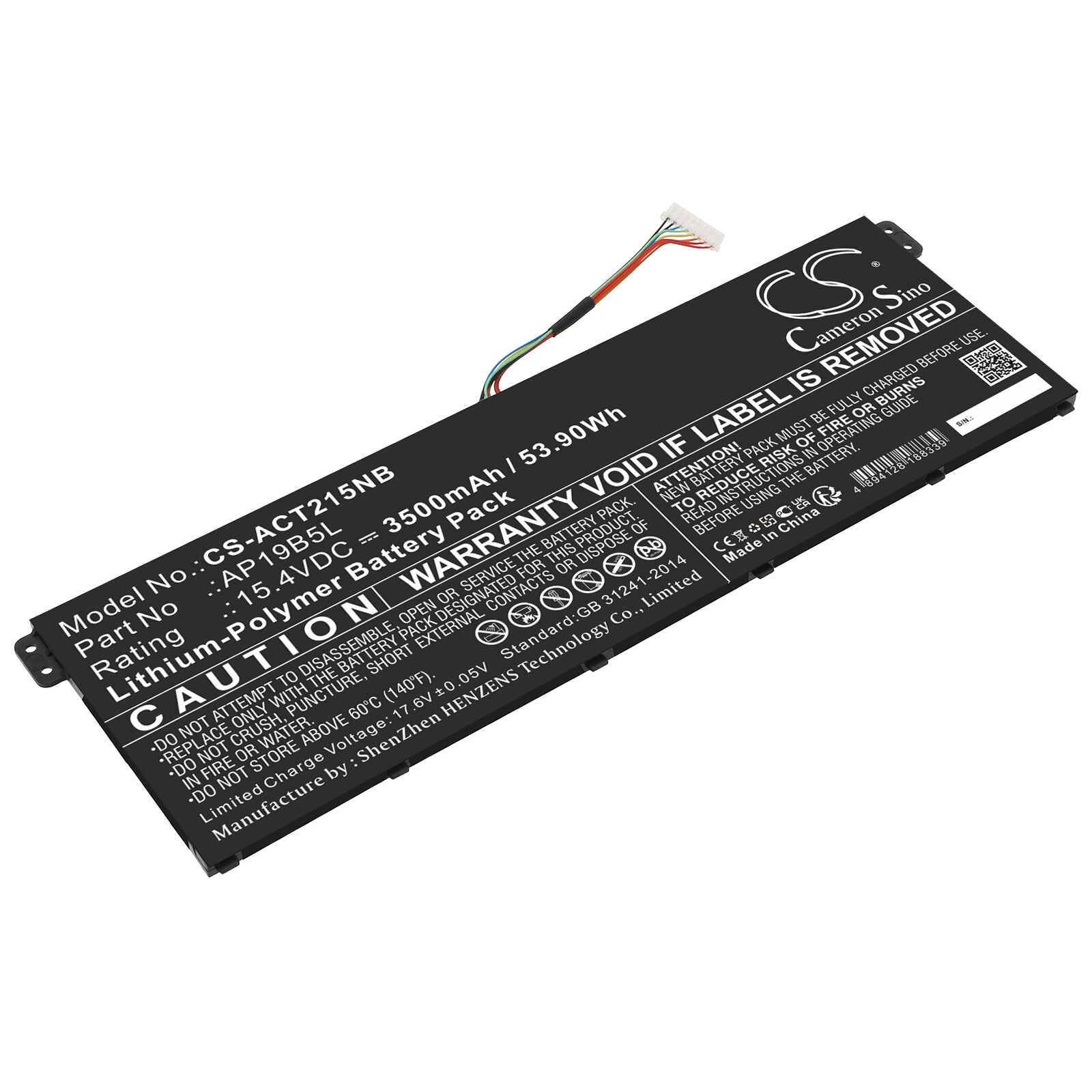 Batteri till Notebook, Bärbar dator för Acer TravelMate P2 TMP215-41-R74Q m.fl.