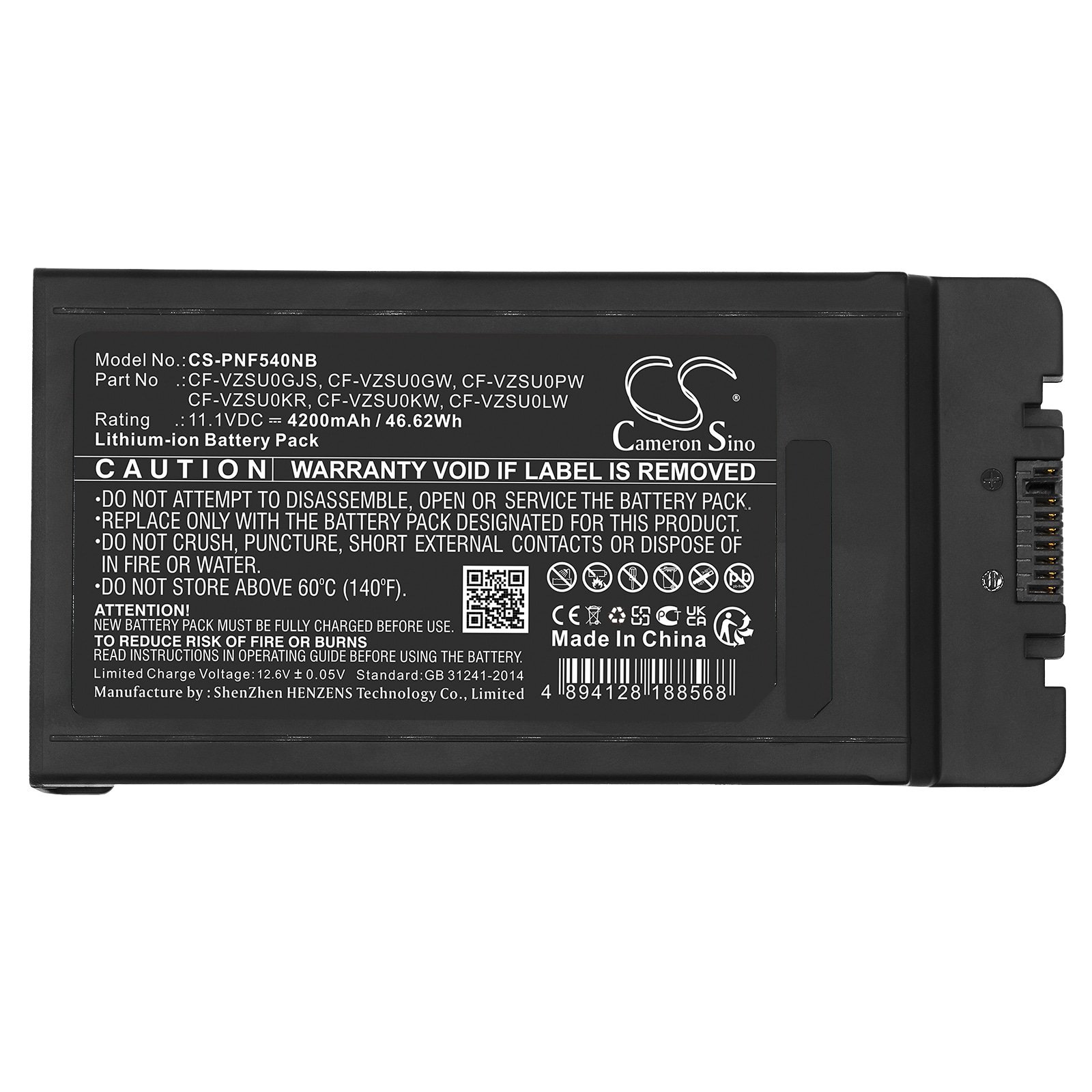 Batteri till Notebook, Bärbar dator för Panasonic CF-54