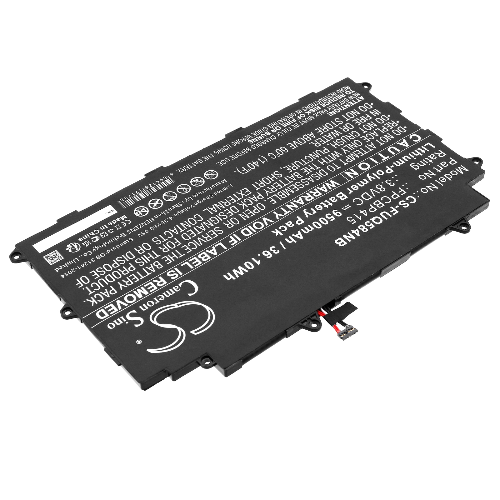 Batteri till Notebook, Bärbar dator för Fujitsu Stylistic Q584