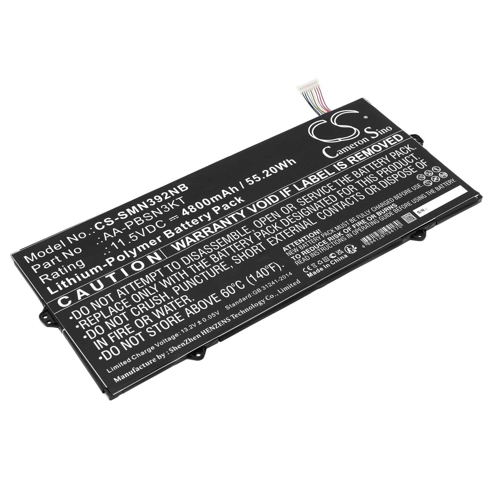Batteri till Notebook, Bärbar dator för Samsung NP930MBE-K02HK, NP730XBE-K01CN m.fl.