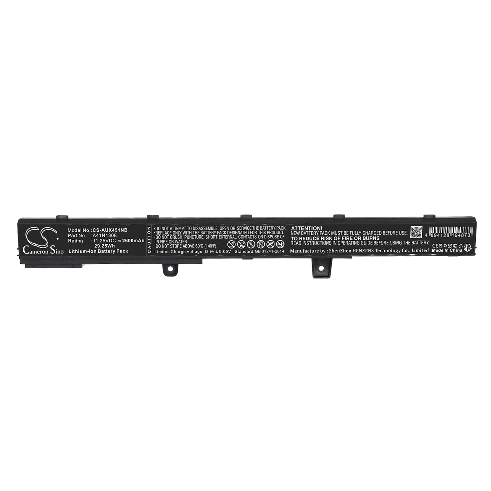Batteri till Notebook, Bärbar dator för Asus X551C, X551CA, X551CA-0051A2117U m.fl.