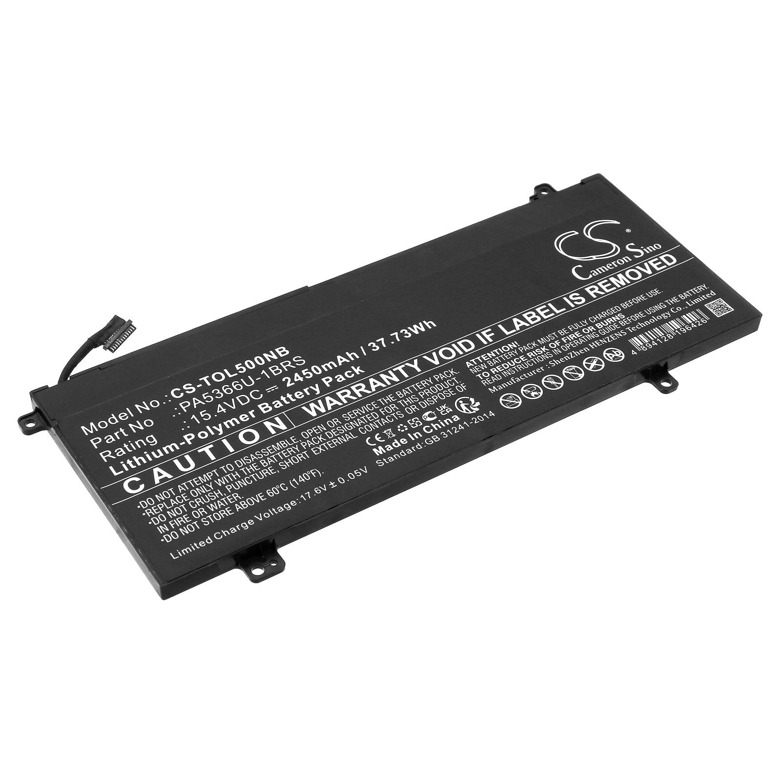 Batteri till Notebook, Bärbar dator för Toshiba Dynabook Satellite Pro L50 m.fl.
