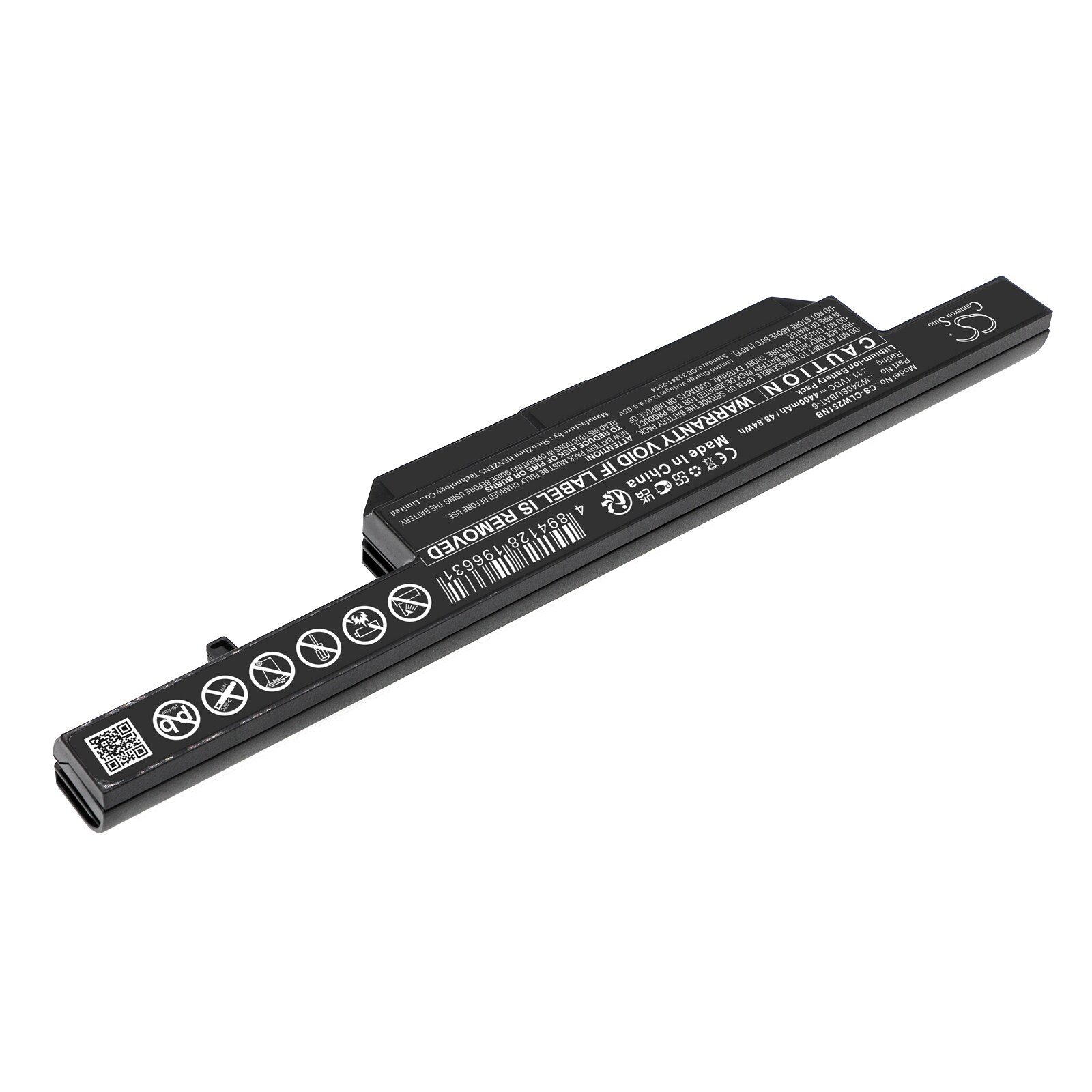 Batteri till Notebook, Bärbar dator för Clevo W251EL, W251ELQ, Zoostorm B980 m.fl.