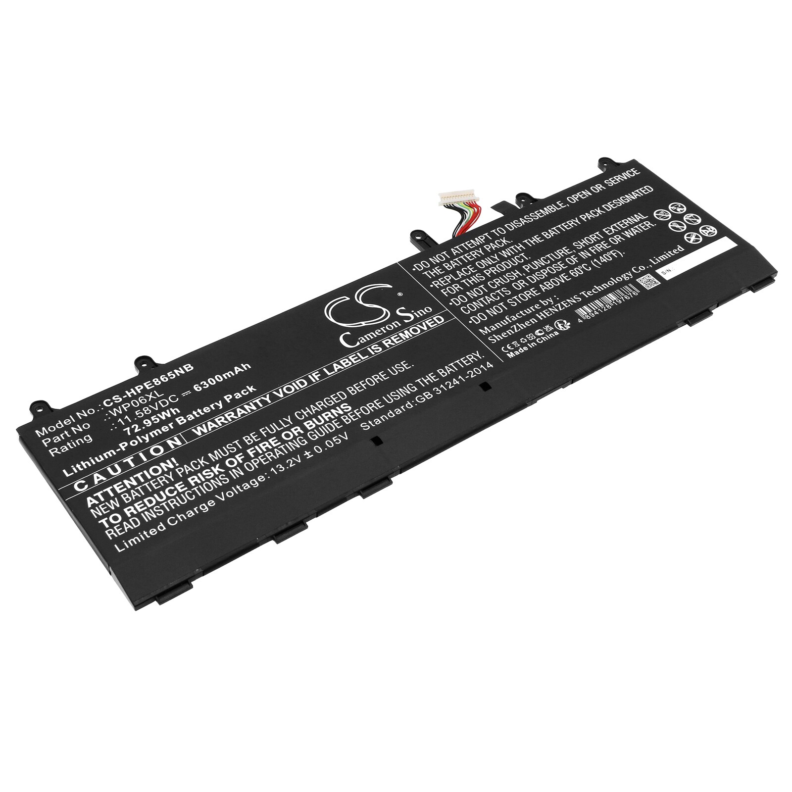 Batteri till Notebook, Bärbar dator för HP Elitebook 865 G9 6H724UT m.fl.