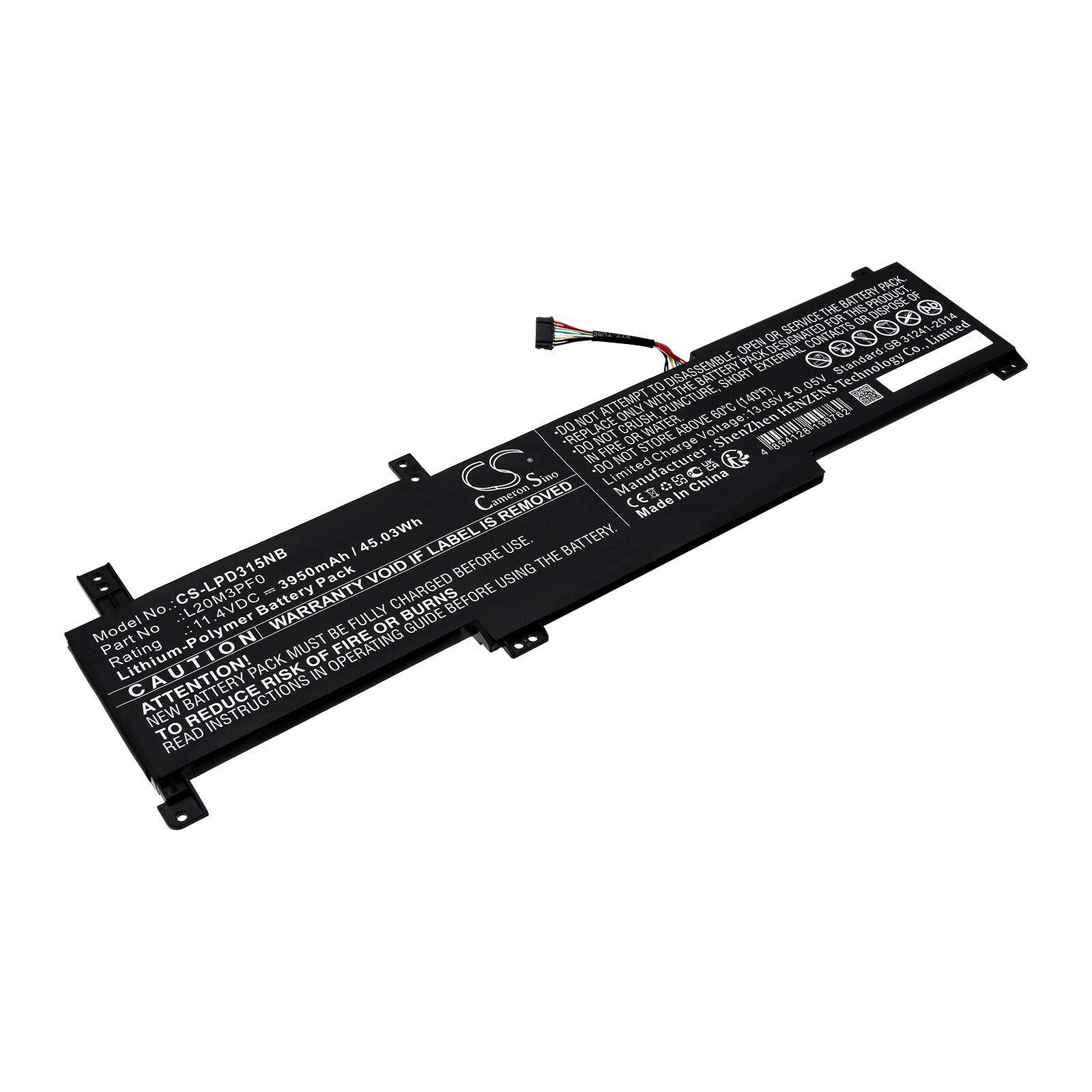 Batteri till Notebook, Bärbar dator för Lenovo IdeaPad 3 15ITL6 82H80041VN m.fl.