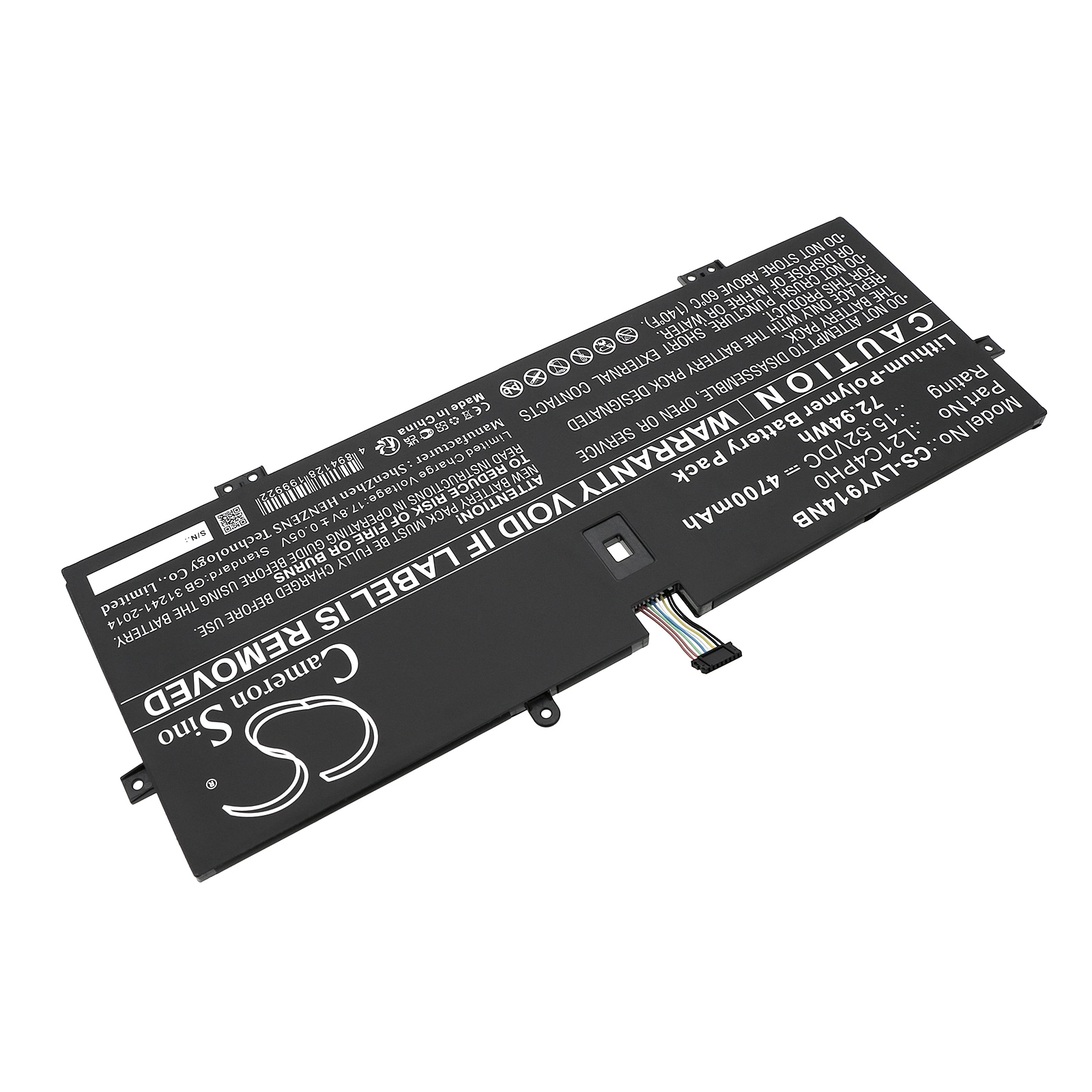 Batteri till Notebook, Bärbar dator för Lenovo Yoga 9 14ITL5-82BG008EPB m.fl.