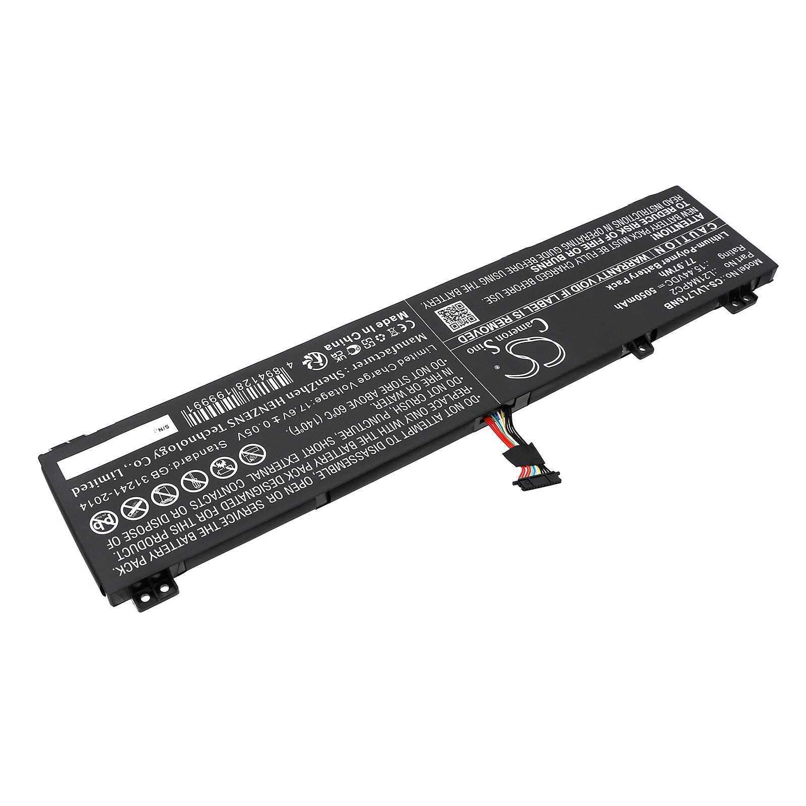 Batteri till Notebook, Bärbar dator för Lenovo Legion 7 16IAX7 82TD0099MH m.fl.