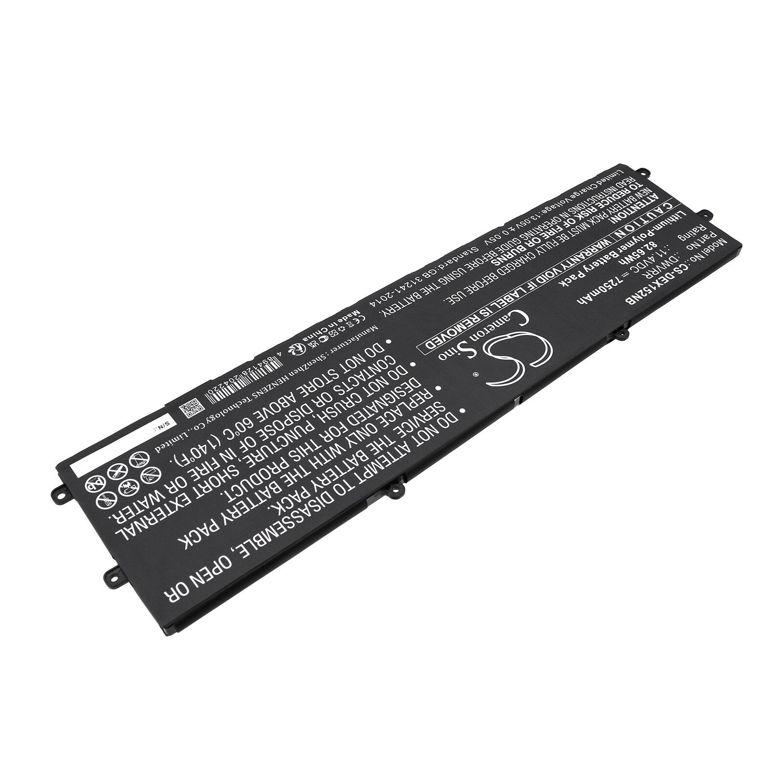 Batteri till Notebook, Bärbar dator för DELL X15 R2 WNR2X15CTO40S m.fl.