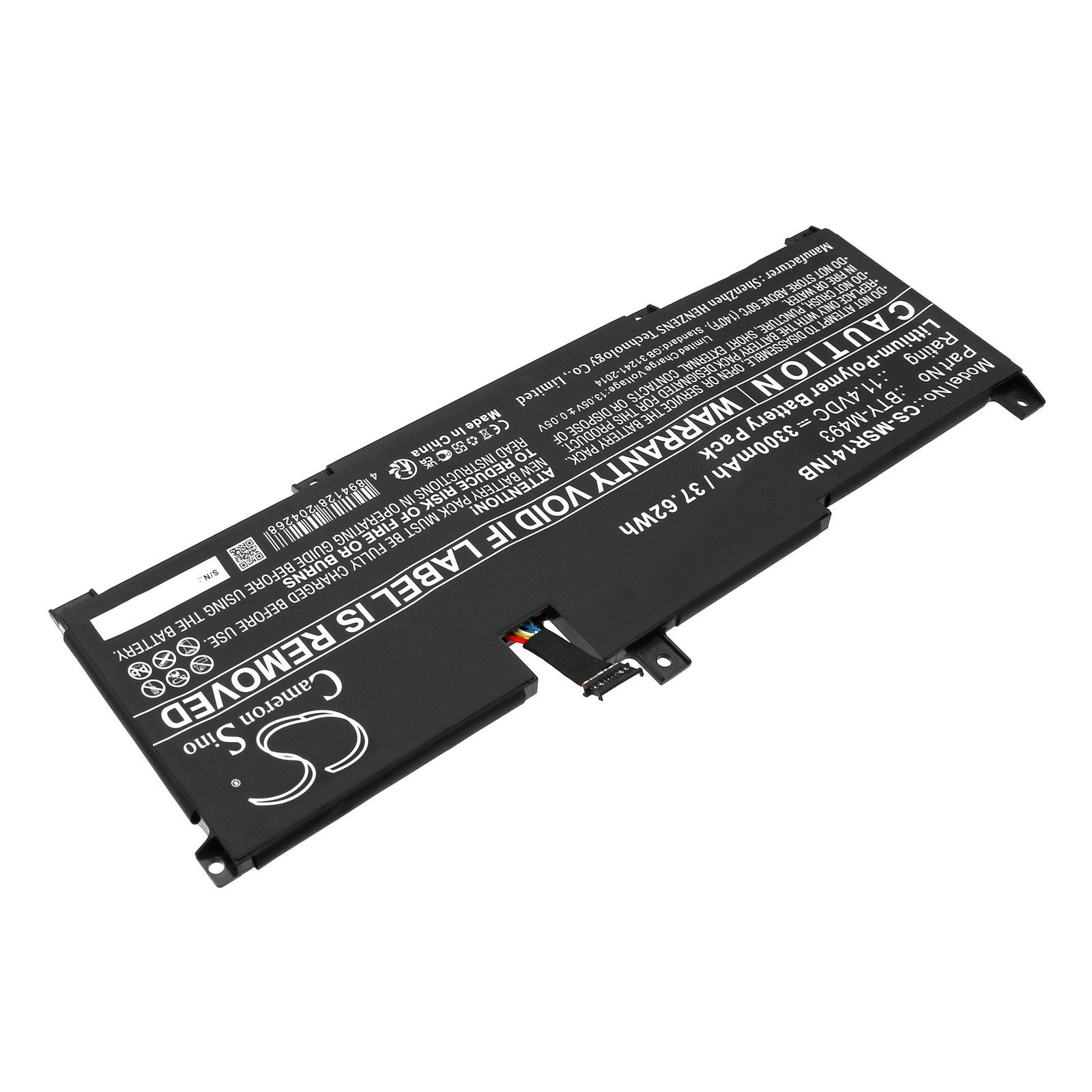 Batteri till Notebook, Bärbar dator för MSI Modern 14 B11MOU-861IN, Modern 14 B11 m.fl.