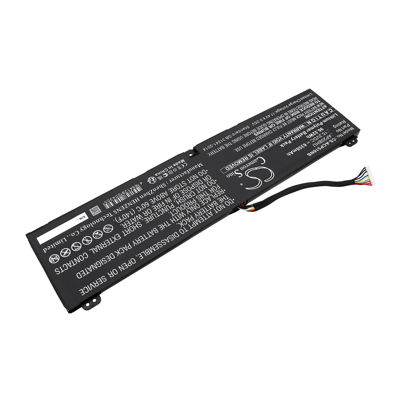 Batteri till Notebook, Bärbar dator för Acer Predator Triton 500 SE PT516-52s-72FE m.fl.