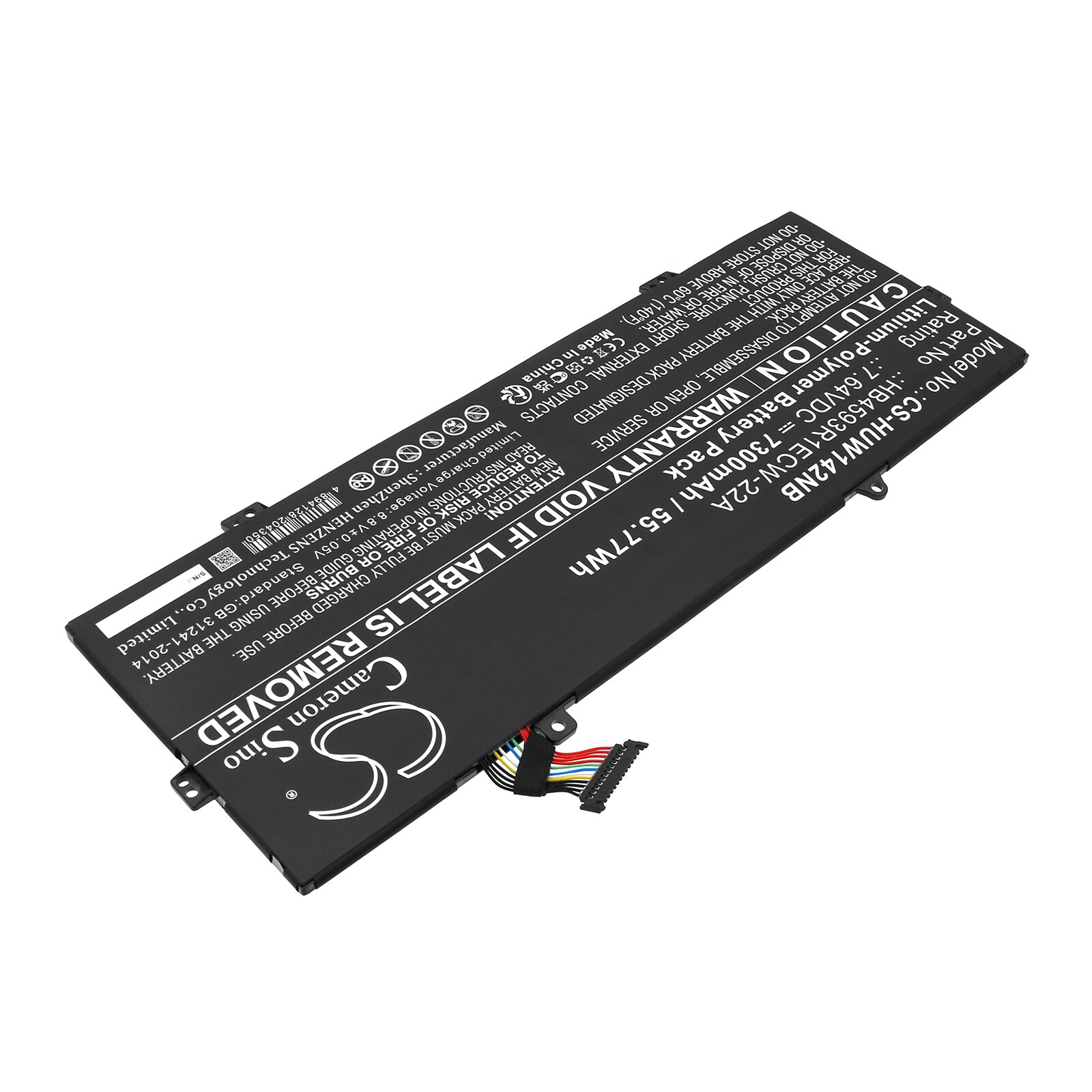 Batteri till Notebook, Bärbar dator för Huawei MateBook X Pro 2021 m.fl.