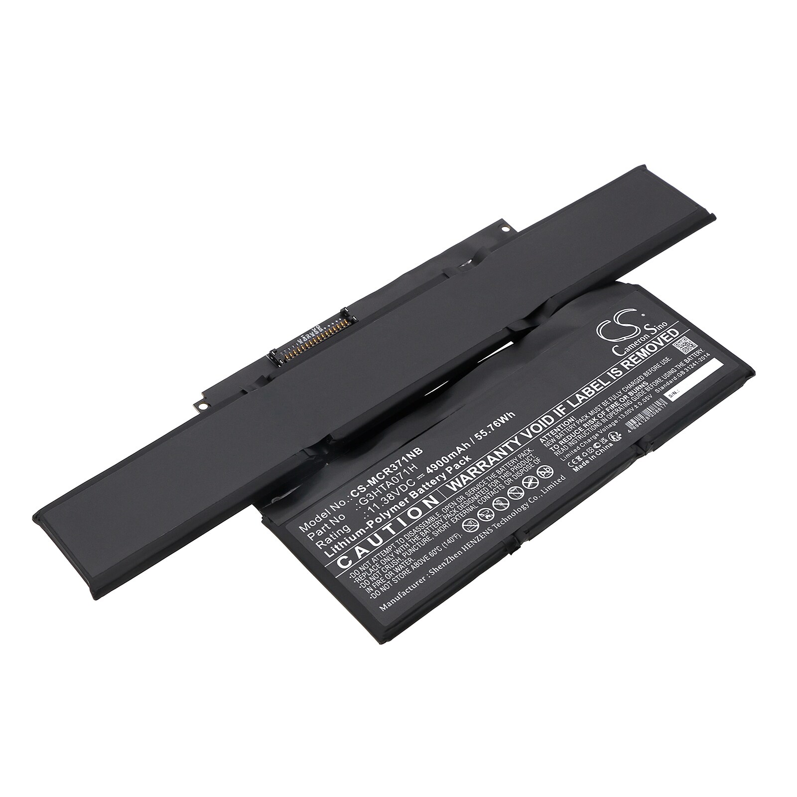 Batteri till Notebook, Bärbar dator för Microsoft Surface Laptop Studio 1964 14.4"