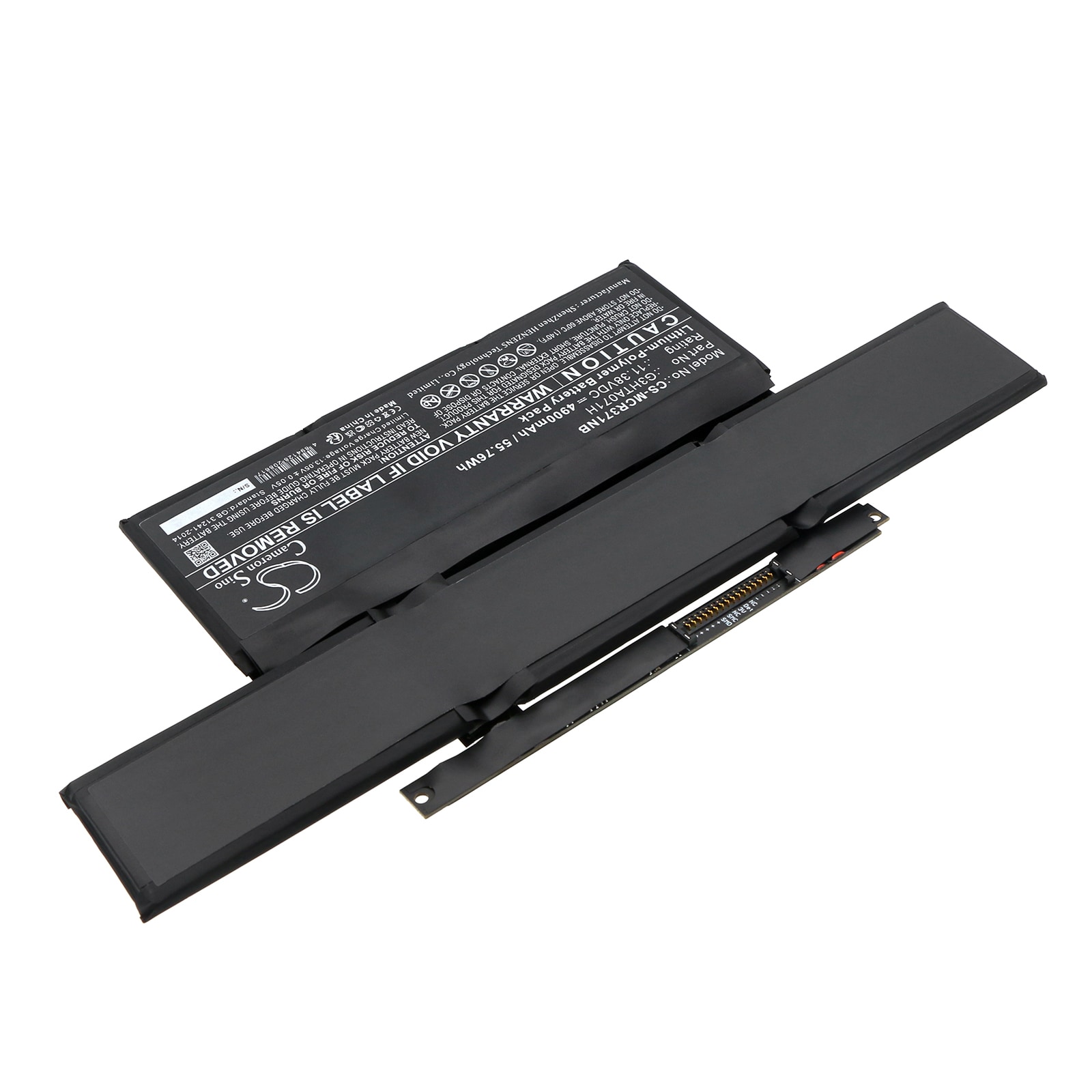 Batteri till Notebook, Bärbar dator för Microsoft Surface Laptop Studio 1964 14.4"
