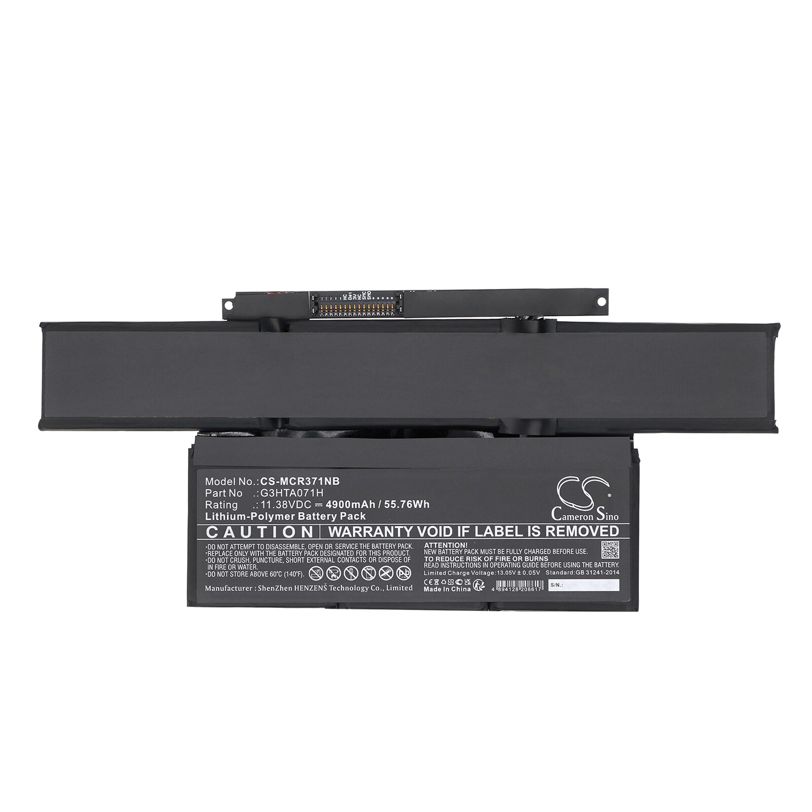 Batteri till Notebook, Bärbar dator för Microsoft Surface Laptop Studio 1964 14.4"