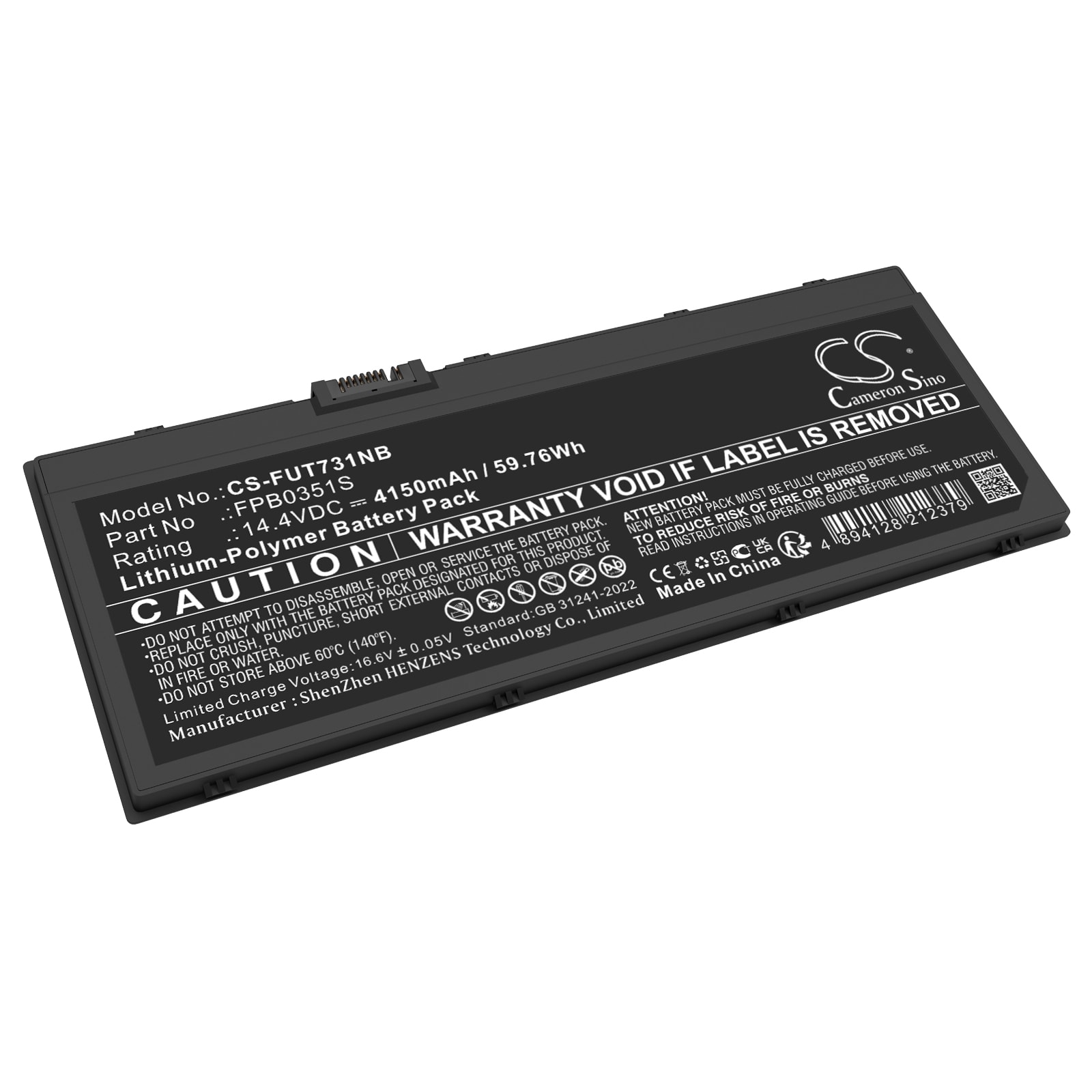 Batteri till Notebook, Bärbar dator för Fujitsu LIFEBOOK U7311, LifeBook U7310