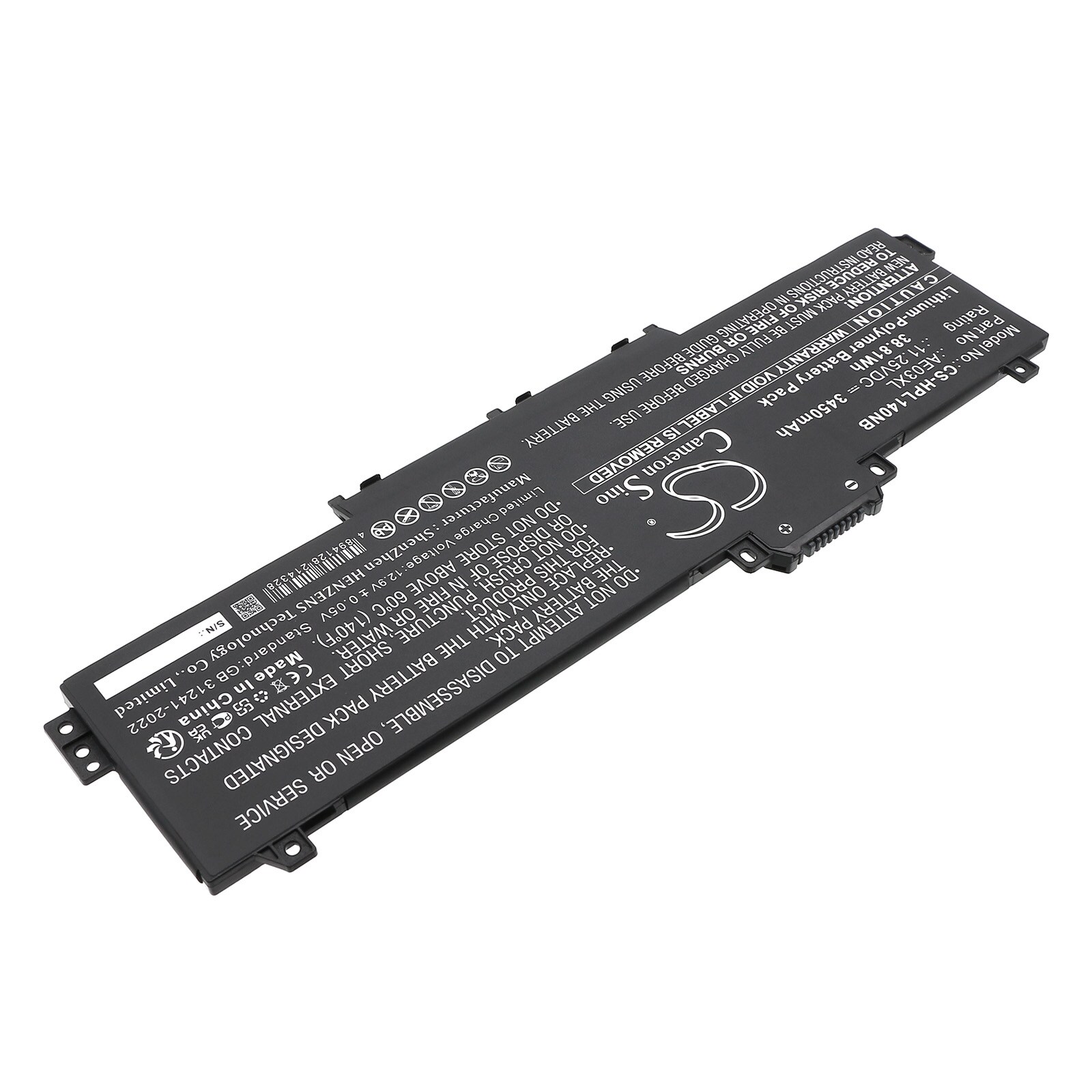 Batteri till Notebook, Bärbar dator för HP 14-EE0000, 14-EE0001NB, 14-EE0002NB m.fl.
