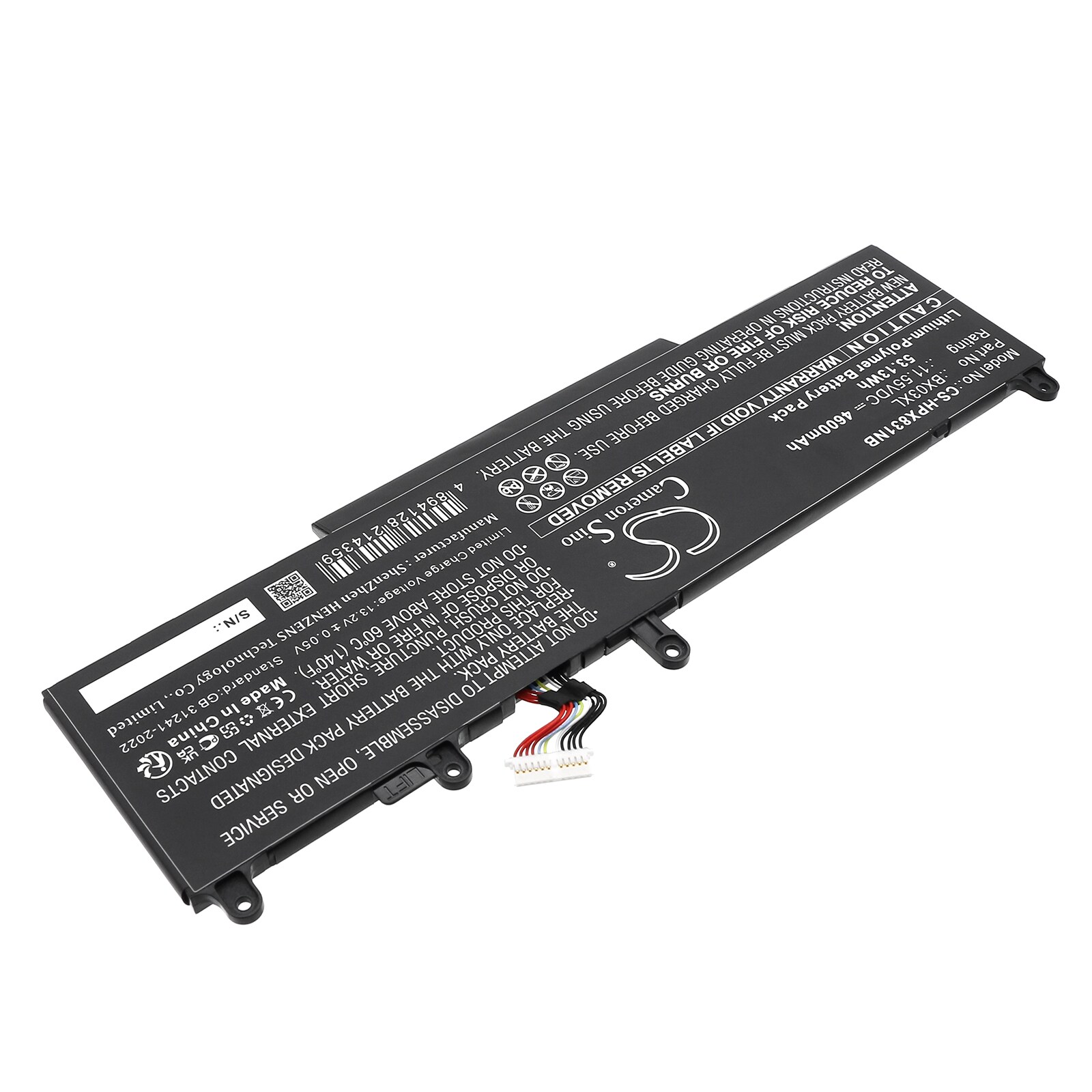 Batteri till Notebook, Bärbar dator för HP Elite X360 830 G11 2 In 1 m.fl.