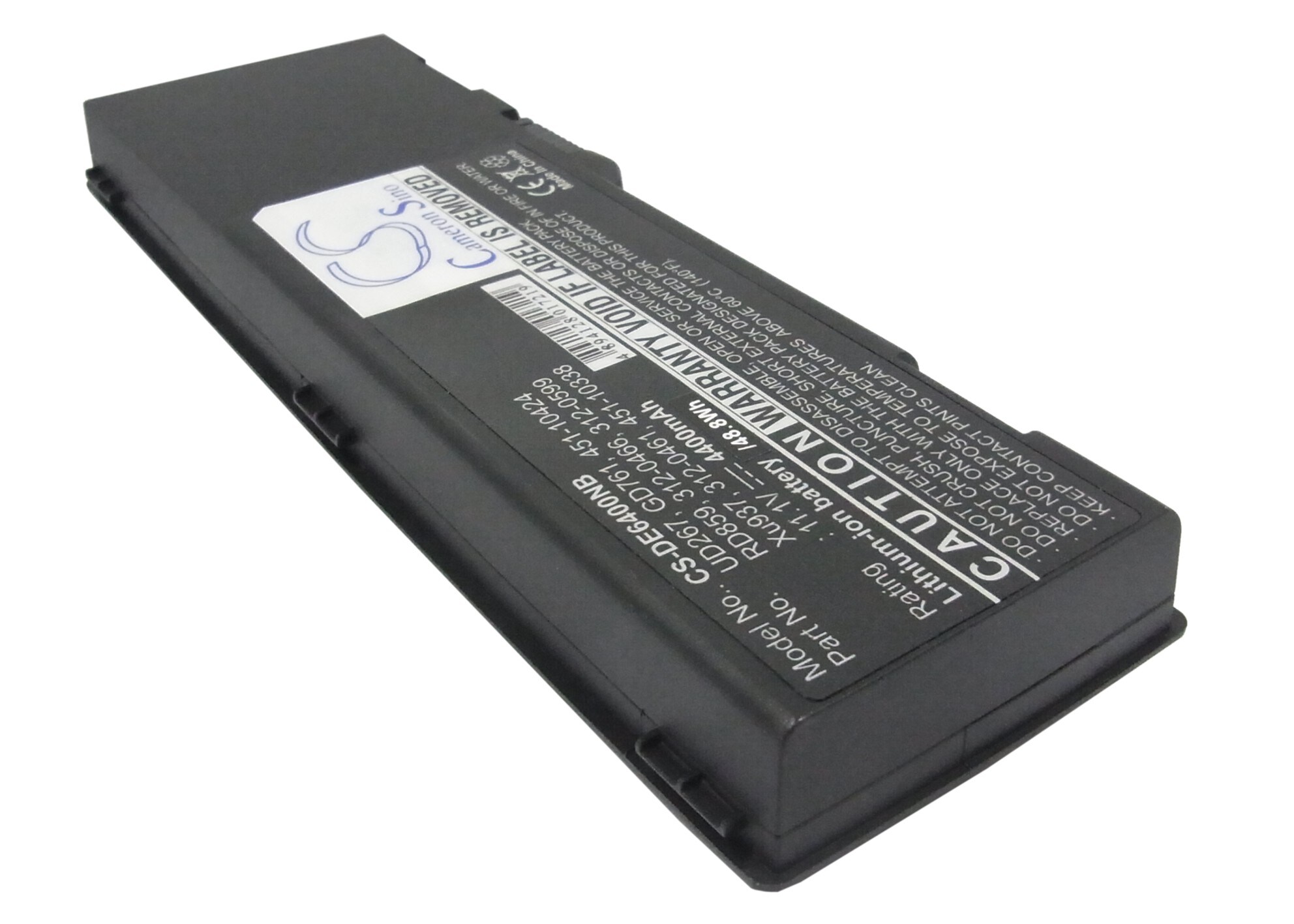 Batteri till Notebook, Bärbar dator för DELL Latitude 131L, Inspiron 1501 m.fl.