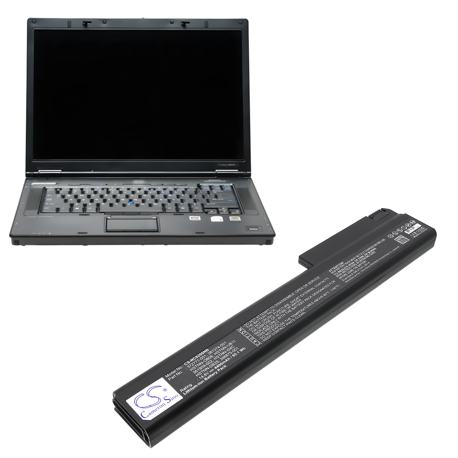 Batteri till Notebook, Bärbar dator för HP Business Notebook 8700 m.fl.