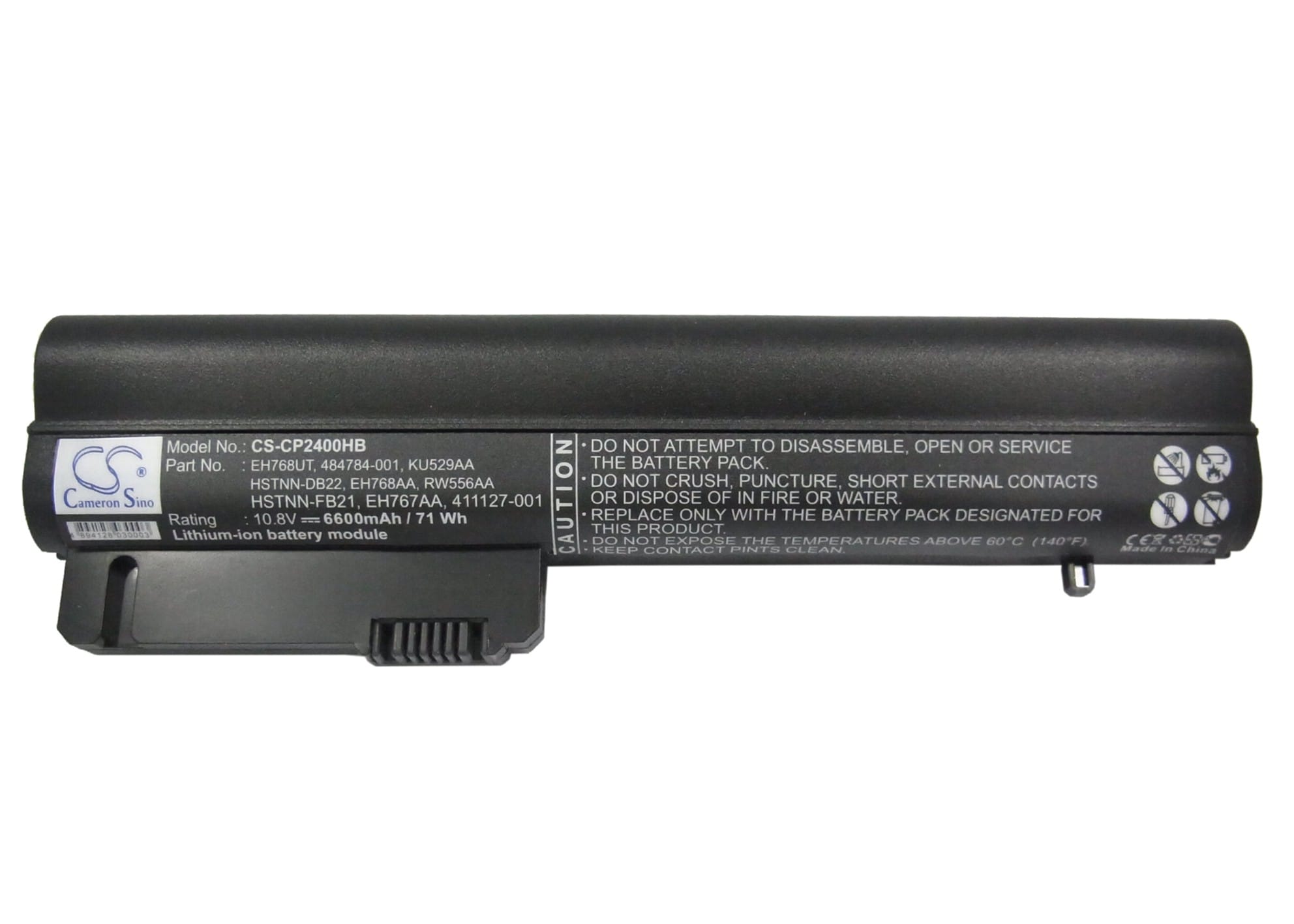 Batteri till Notebook, Bärbar dator för HP EliteBook 2533t, Elitebook 2540p, 2533t m.fl.
