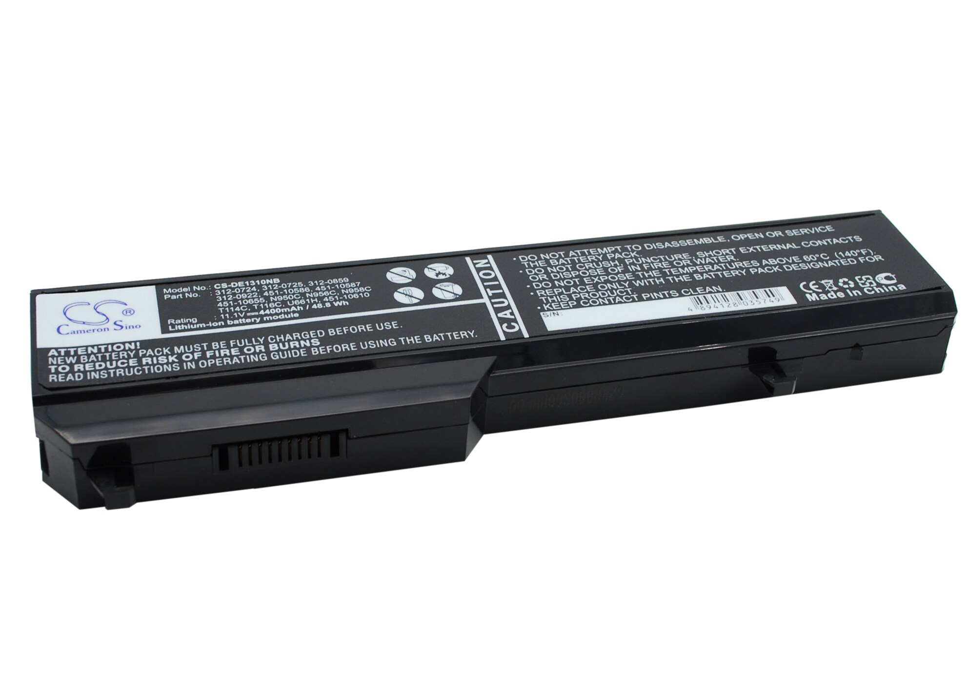 Batteri till Notebook, Bärbar dator för DELL Vostro 1310, Vostro 1510, Vostro 2510 m.fl.