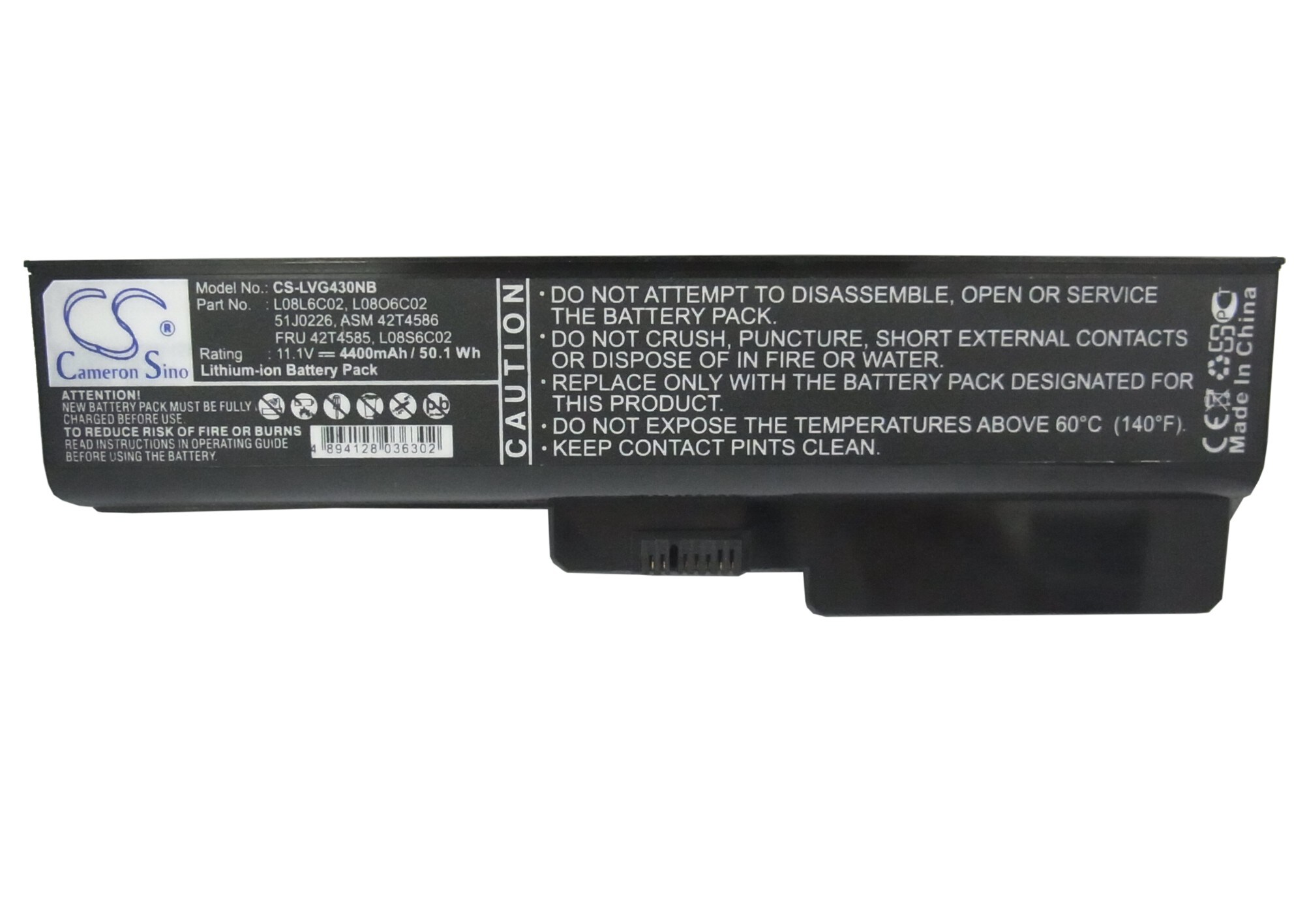 Batteri till Notebook, Bärbar dator för LENOVO 3000 G430 4152, 3000 G430 4153 m.fl.