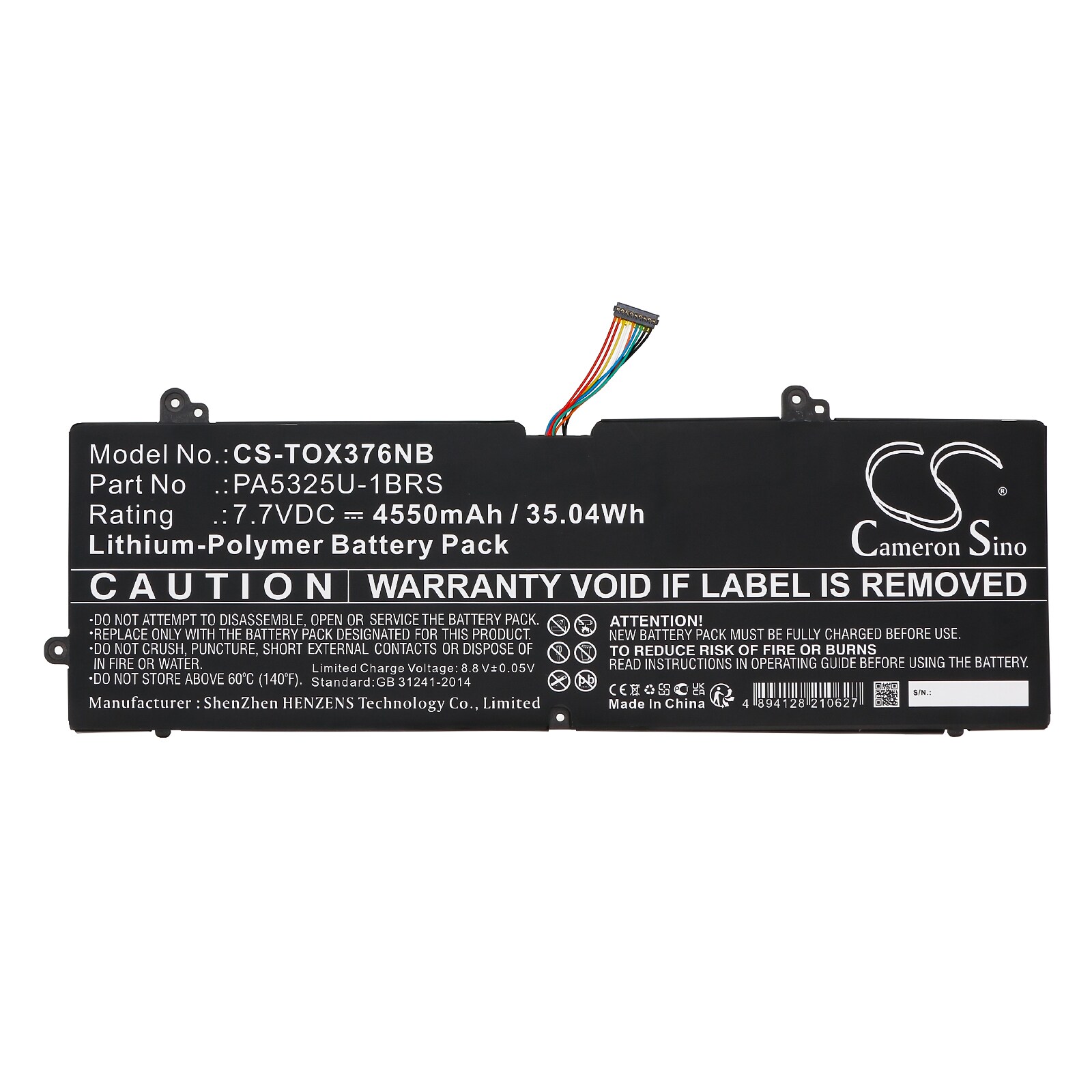 Batteri till Notebook, Bärbar dator för Toshiba Port g X30T-E-113, Portege X30 m.fl.