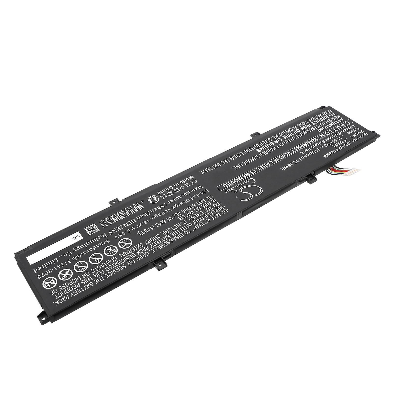 Batteri till Notebook, Bärbar dator för HP 16-f0035nr, 16t-f000, ENVY 16-H0000CI m.fl.