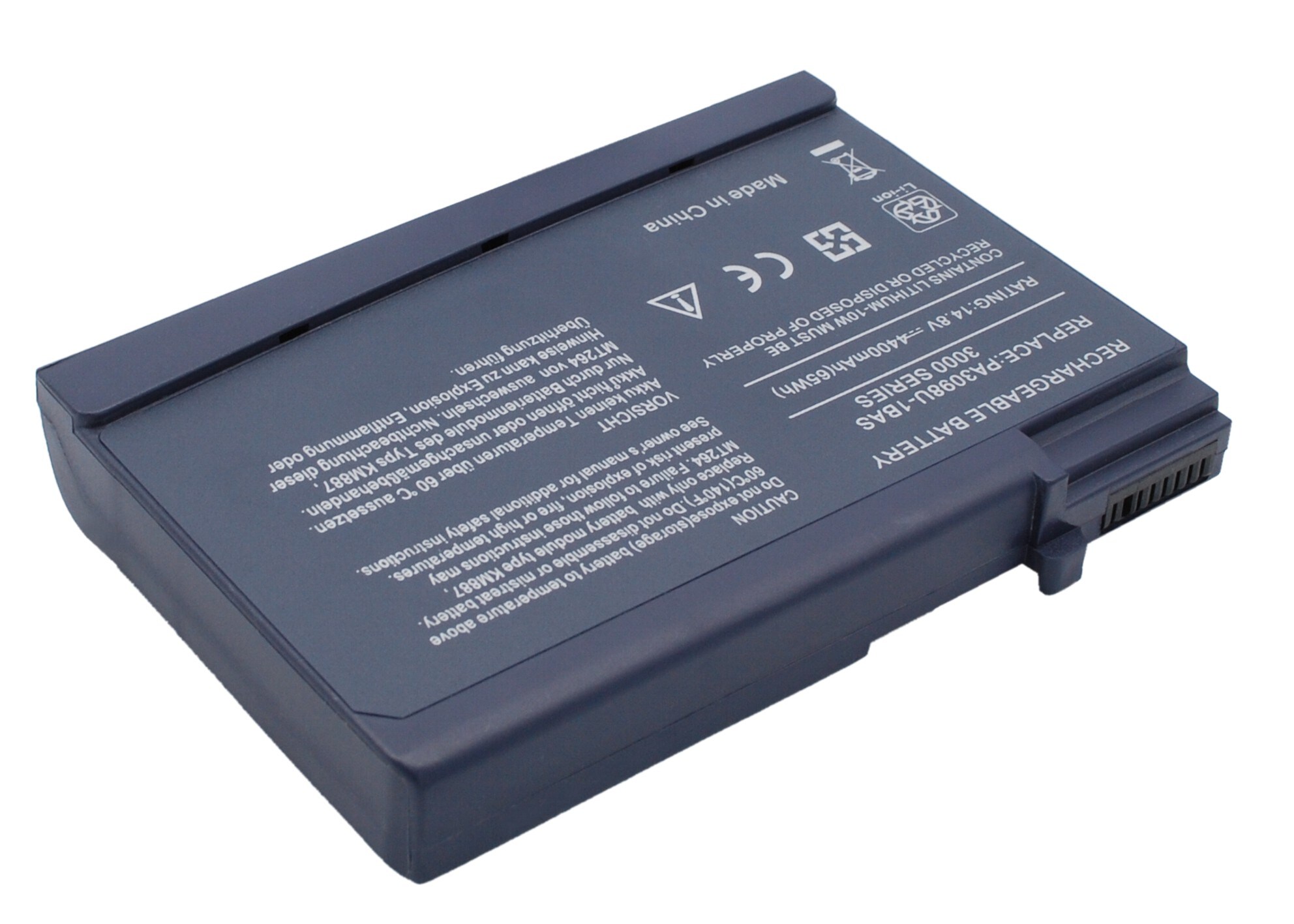 Batteri till Notebook, Bärbar dator för Toshiba Satellite 1200, Satellite 1200-S121 m.fl.