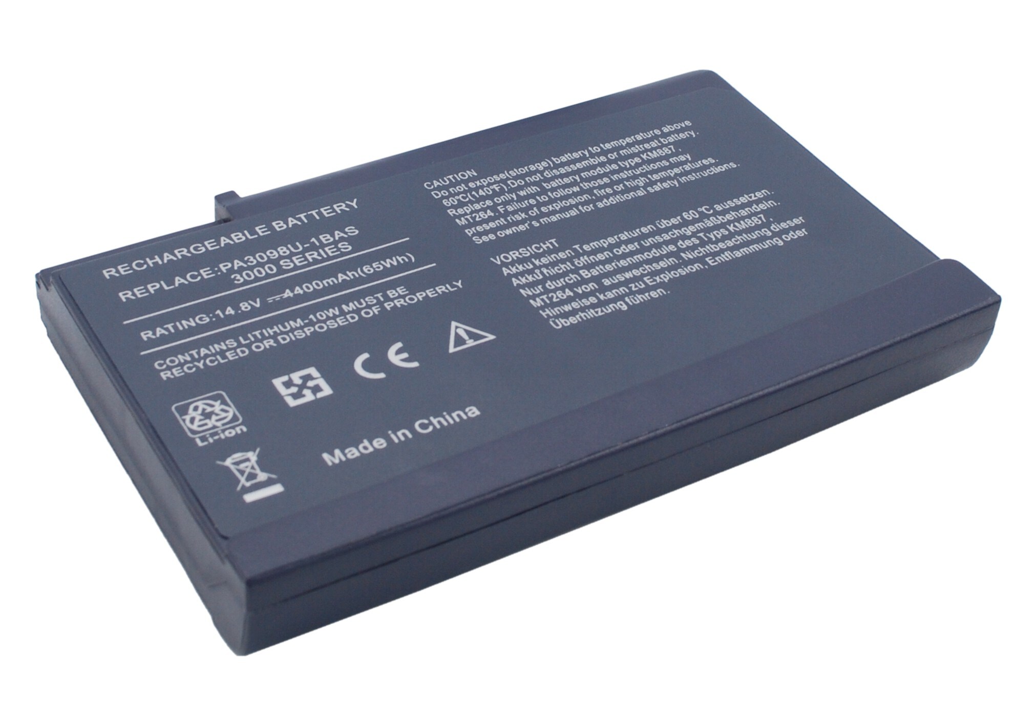 Batteri till Notebook, Bärbar dator för Toshiba Satellite 1200, Satellite 1200-S121 m.fl.