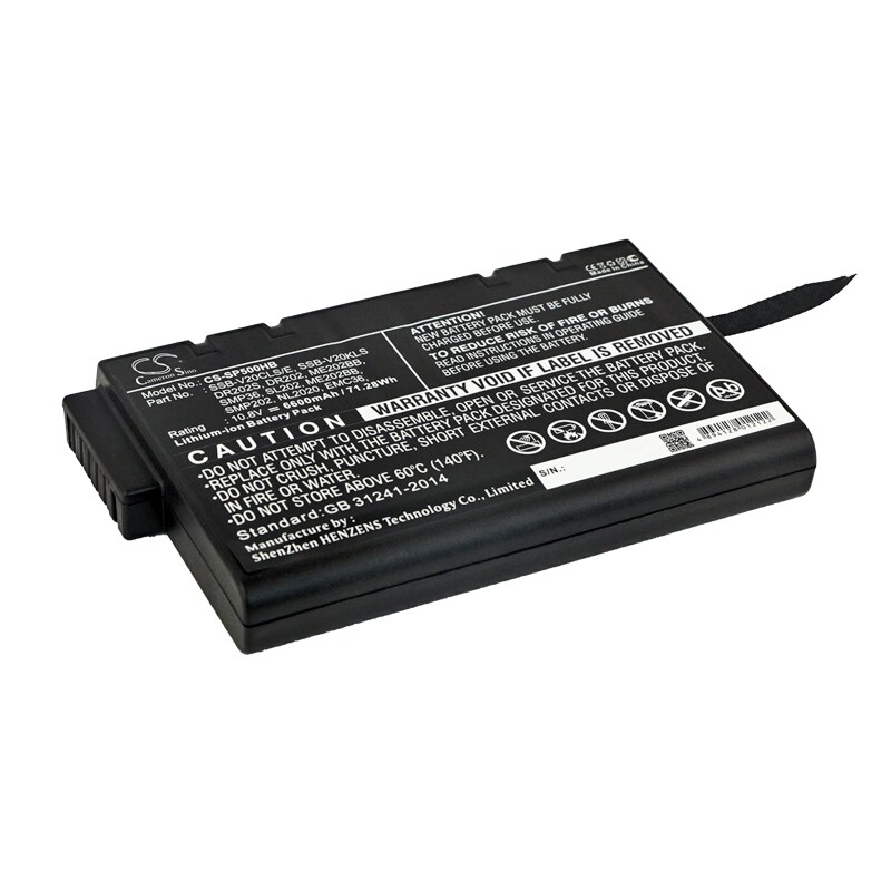 Batteri till Notebook, Bärbar dator för Getac S400, V100, V1010 m.fl.