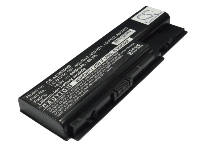Batteri till Notebook, Bärbar dator för Acer Aspire 7520, Aspire 6920-6621 m.fl.