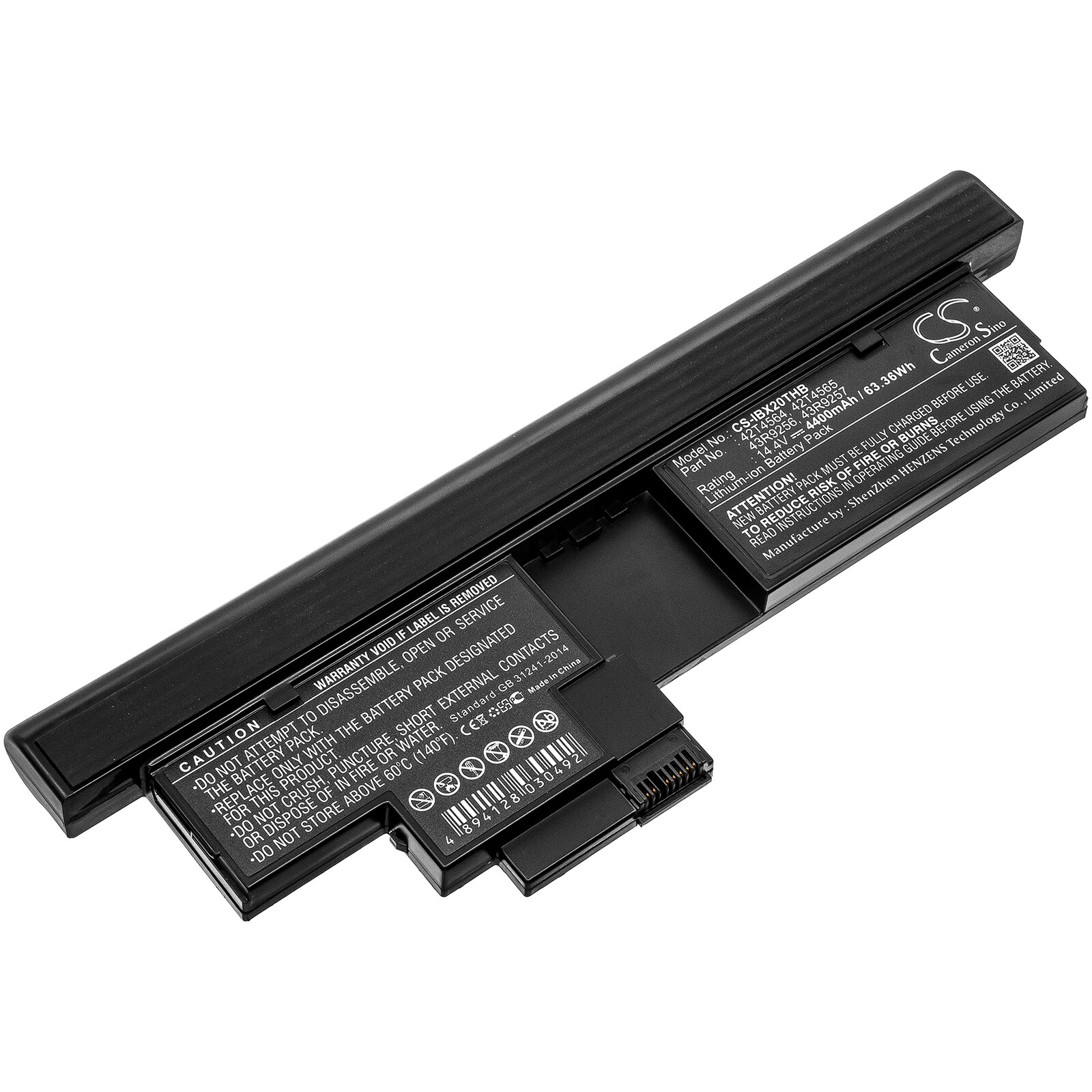 Batteri till Notebook, Bärbar dator för Lenovo ThinkPad X200 Tablet PC