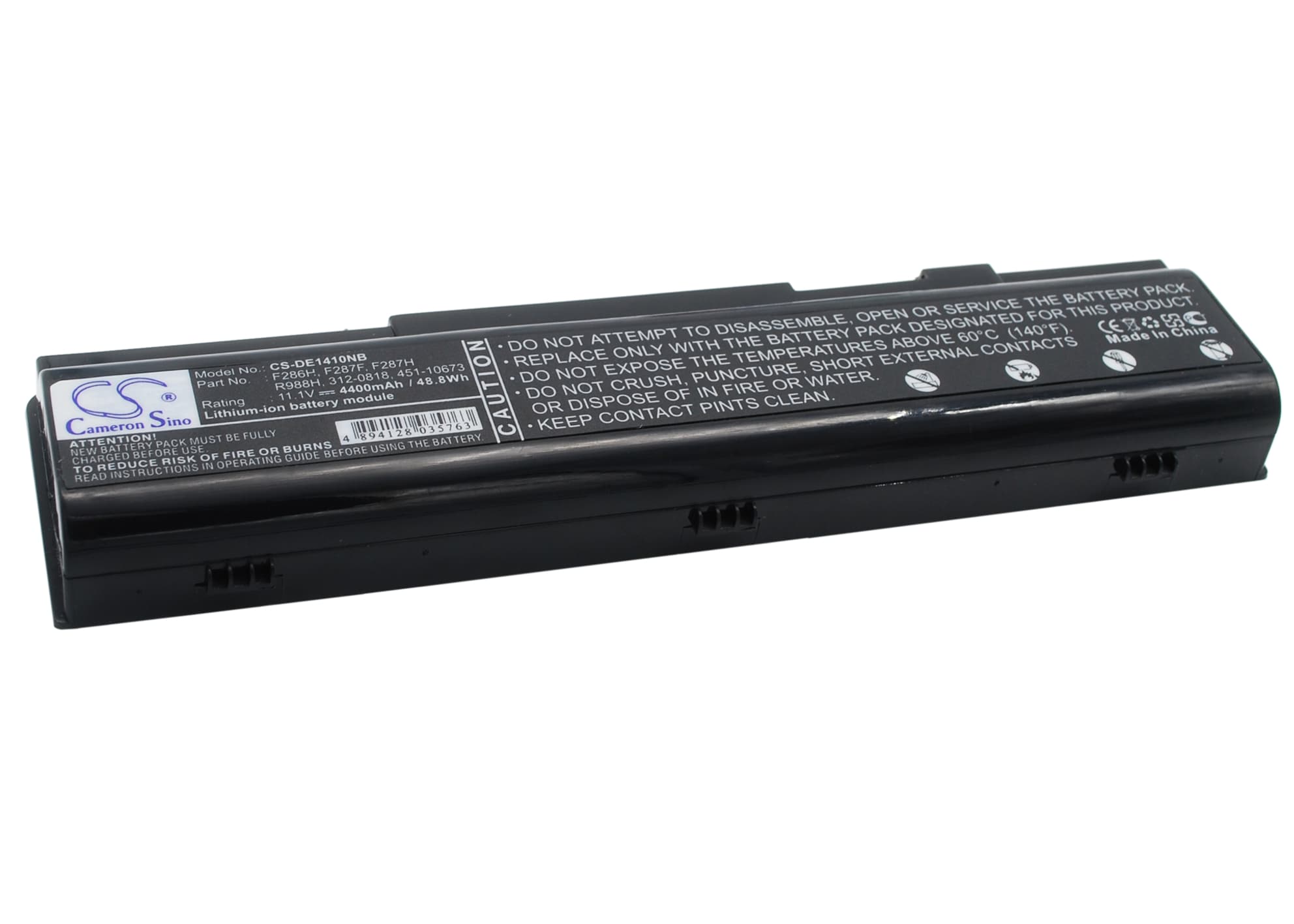 Batteri till Notebook, Bärbar dator för DELL Inspiron 1410, Vostro 1014, Vostro 1015 m.fl.