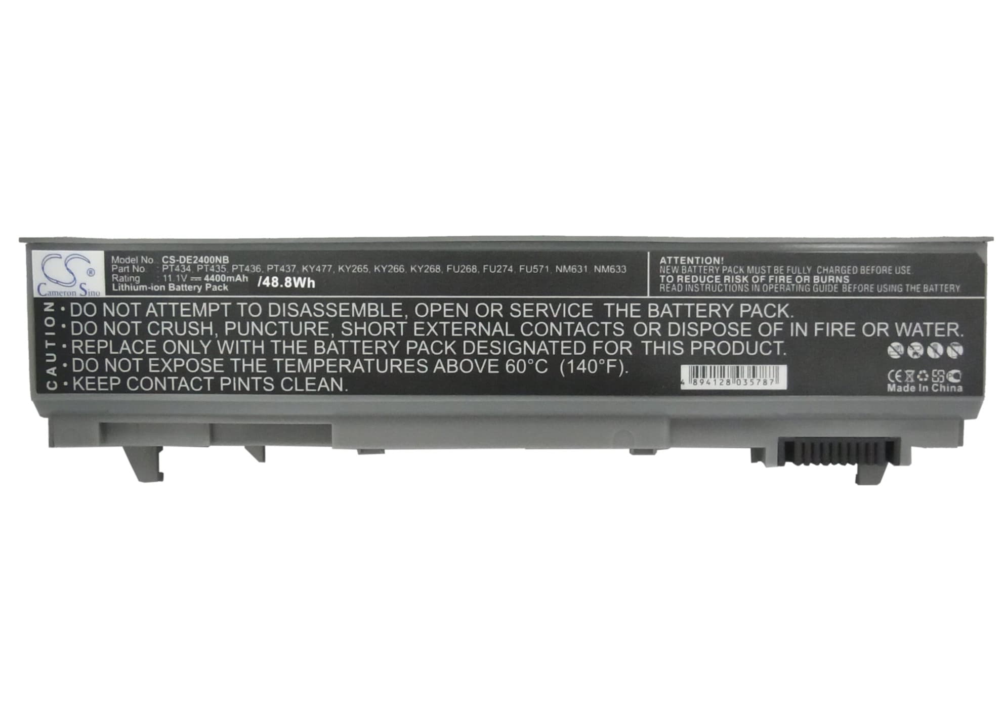 Batteri till Notebook, Bärbar dator för DELL Latitude E6400, Latitude E6500 m.fl.