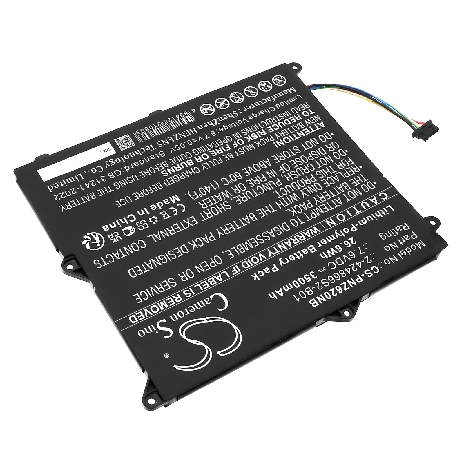 Batteri till Notebook, Bärbar dator för Panasonic CF-XZ6, CF-XZ62, CF-XZ62DCQR m.fl.