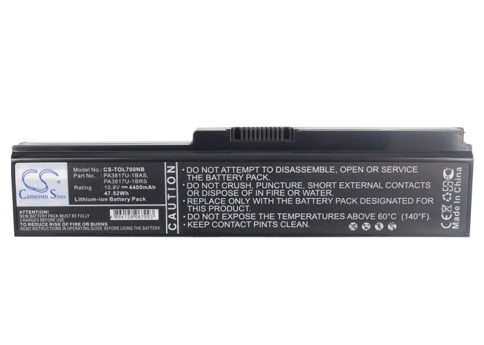 Batteri till Notebook, Bärbar dator för Toshiba Satellite L700, Satellite L700-T10R m.fl.