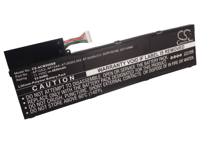 Batteri till Notebook, Bärbar dator för Acer Aspire M3, Aspire Timeline Ultra M3 m.fl.