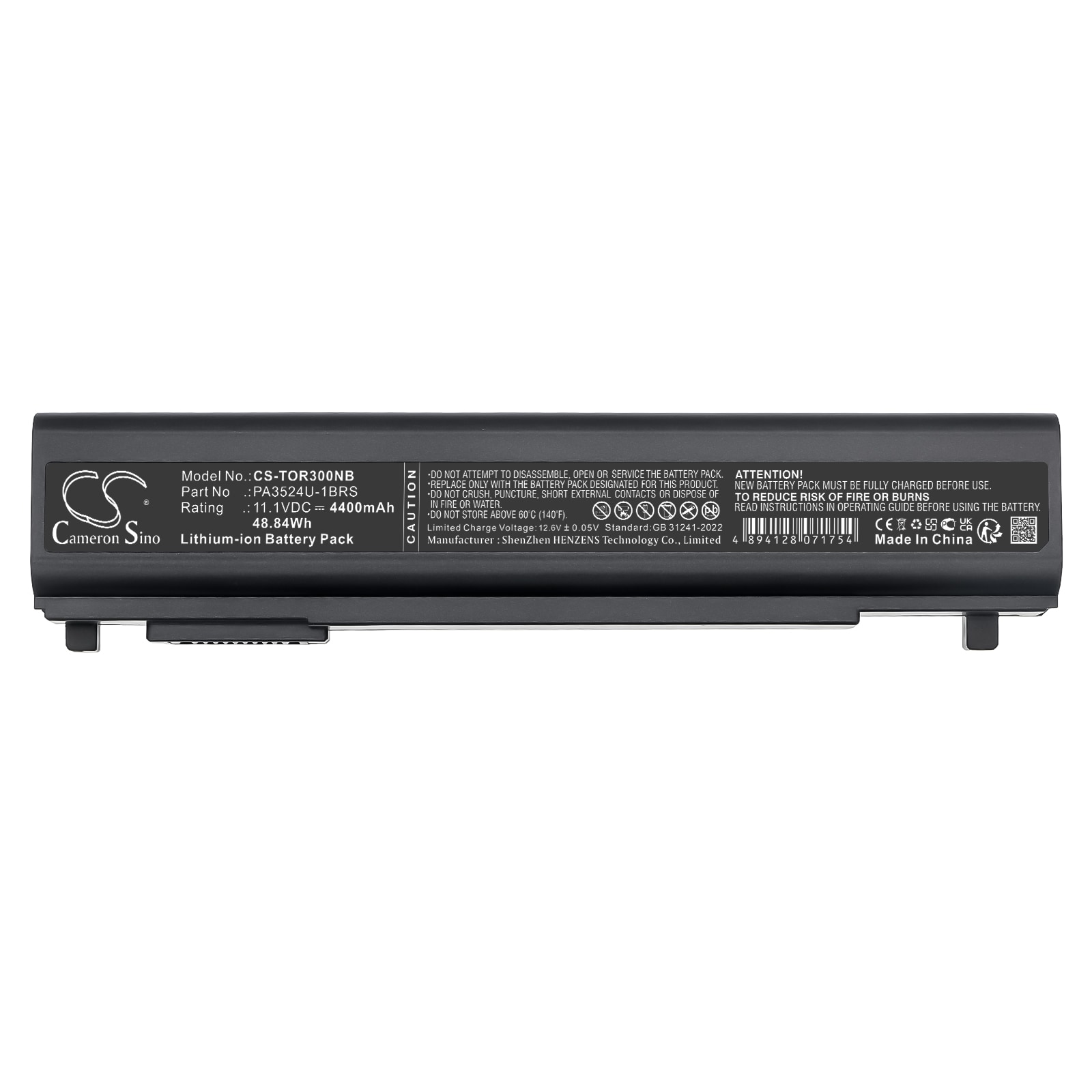 Batteri till Notebook, Bärbar dator för Toshiba Portege R300, Portege R30-A-11M m.fl.