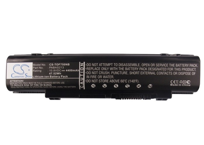 Batteri till Notebook, Bärbar dator för Toshiba Dynabook Qosmio T750 m.fl.