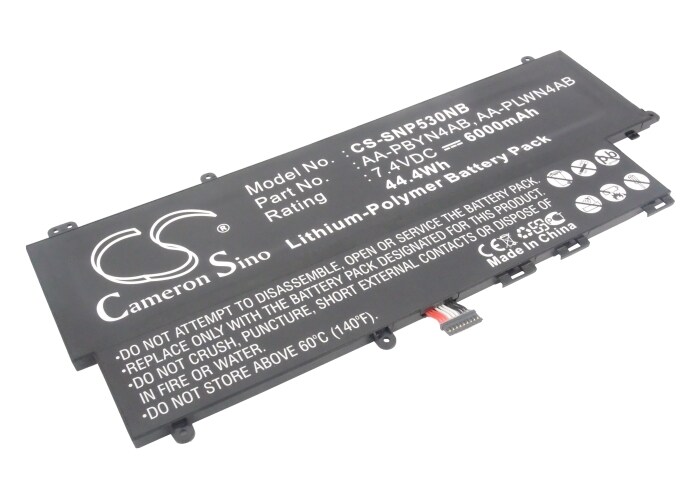 Batteri till Notebook, Bärbar dator för Samsung NP-530, NP-530U3B-A01, NP-530U3B-A02 m.fl.