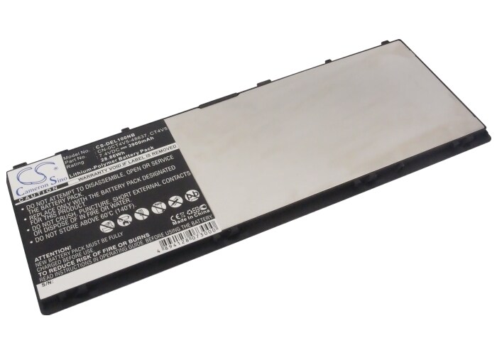 Batteri till Notebook, Bärbar dator för DELL Latitude 10, ST2, T05G m.fl.