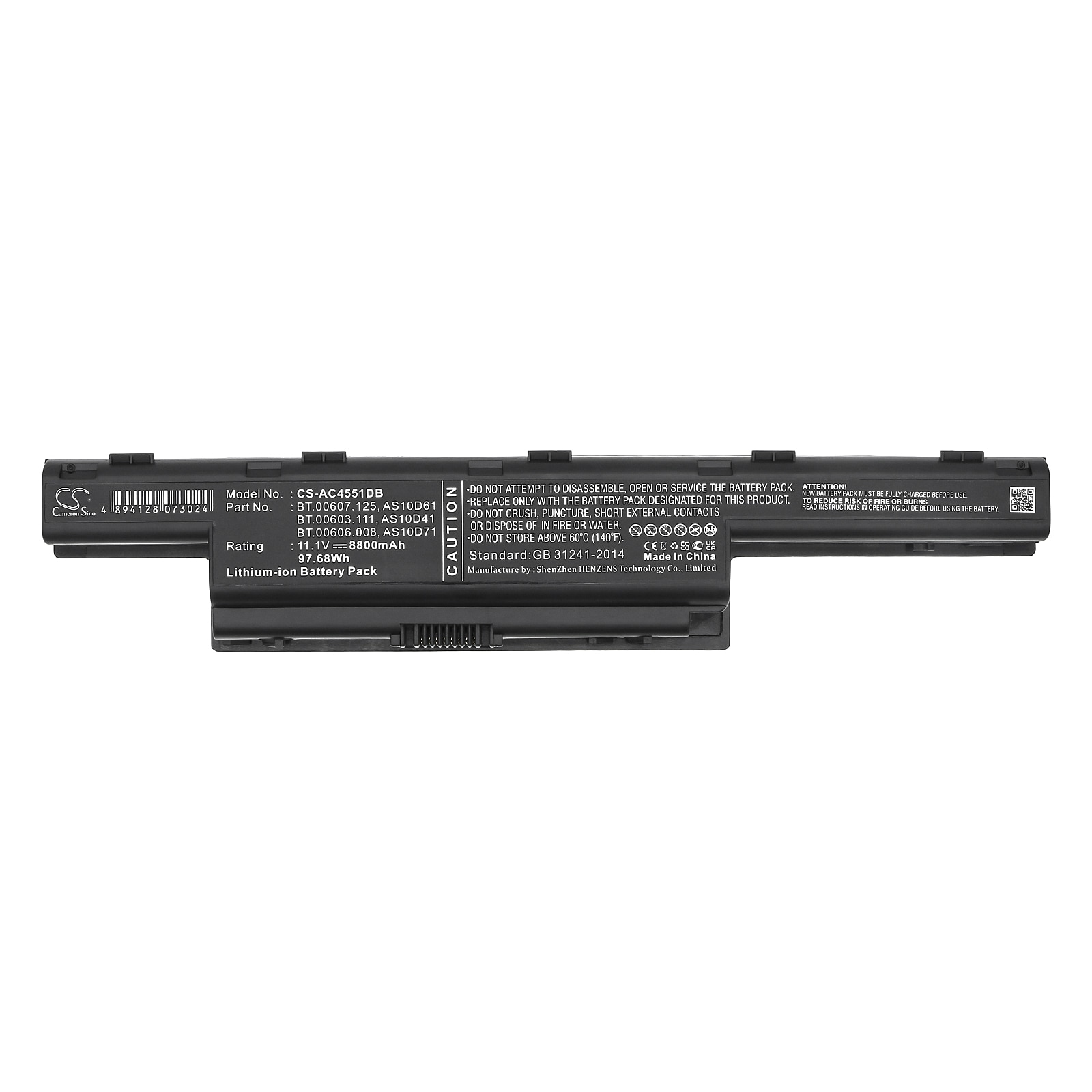 Batteri till Notebook, Bärbar dator för Acer Aspire 4250, Aspire 4250-E352G50MI m.fl.