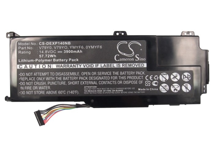 Batteri till Notebook, Bärbar dator för DELL XPS 14z, XPS 14Z-L412X, XPS 14Z-L412Z m.fl.