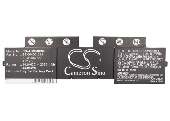 Batteri till Notebook, Bärbar dator för Acer Aspire S5, Aspire S5-391 m.fl.